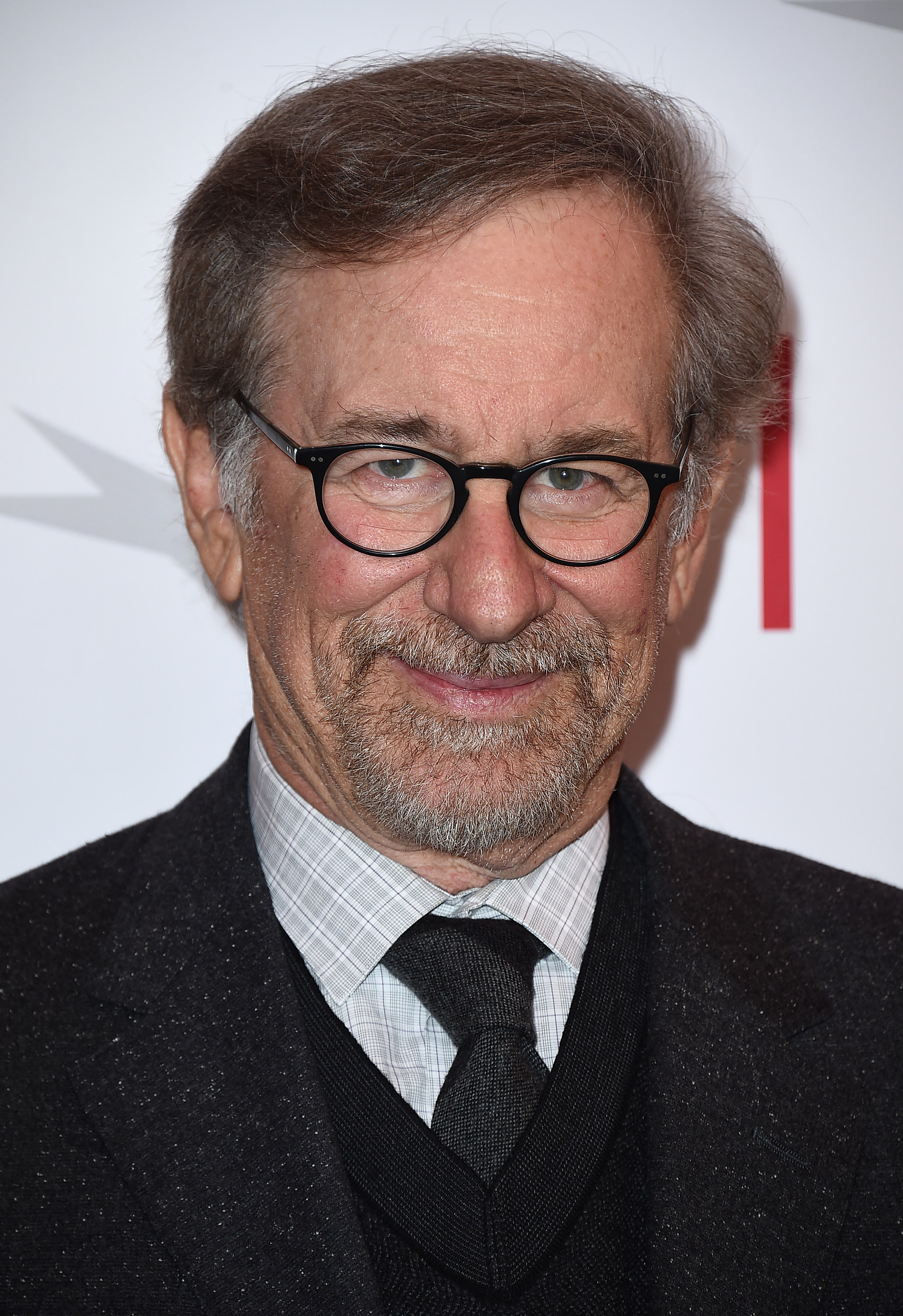 Steven Spielberg arrives at the AFI Awards in Los Angeles on Jan. 9, 2015.