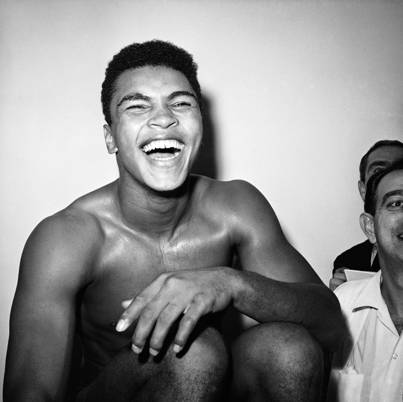 Muhammad Ali after knocking out Archie Moore, Los Angeles, 1962
                              Whoopi Goldberg: “The thing I love most about Ali is that he is a one of a kind and I'm pretty sure he can't be duplicated.  I love him and even though he says he's 70 I'm not buying it.  Happy Birthday Mr. Ali.”
                              Whoopi Goldberg is a comedian, actor, singer-songwriter, political activist, author and talk show host