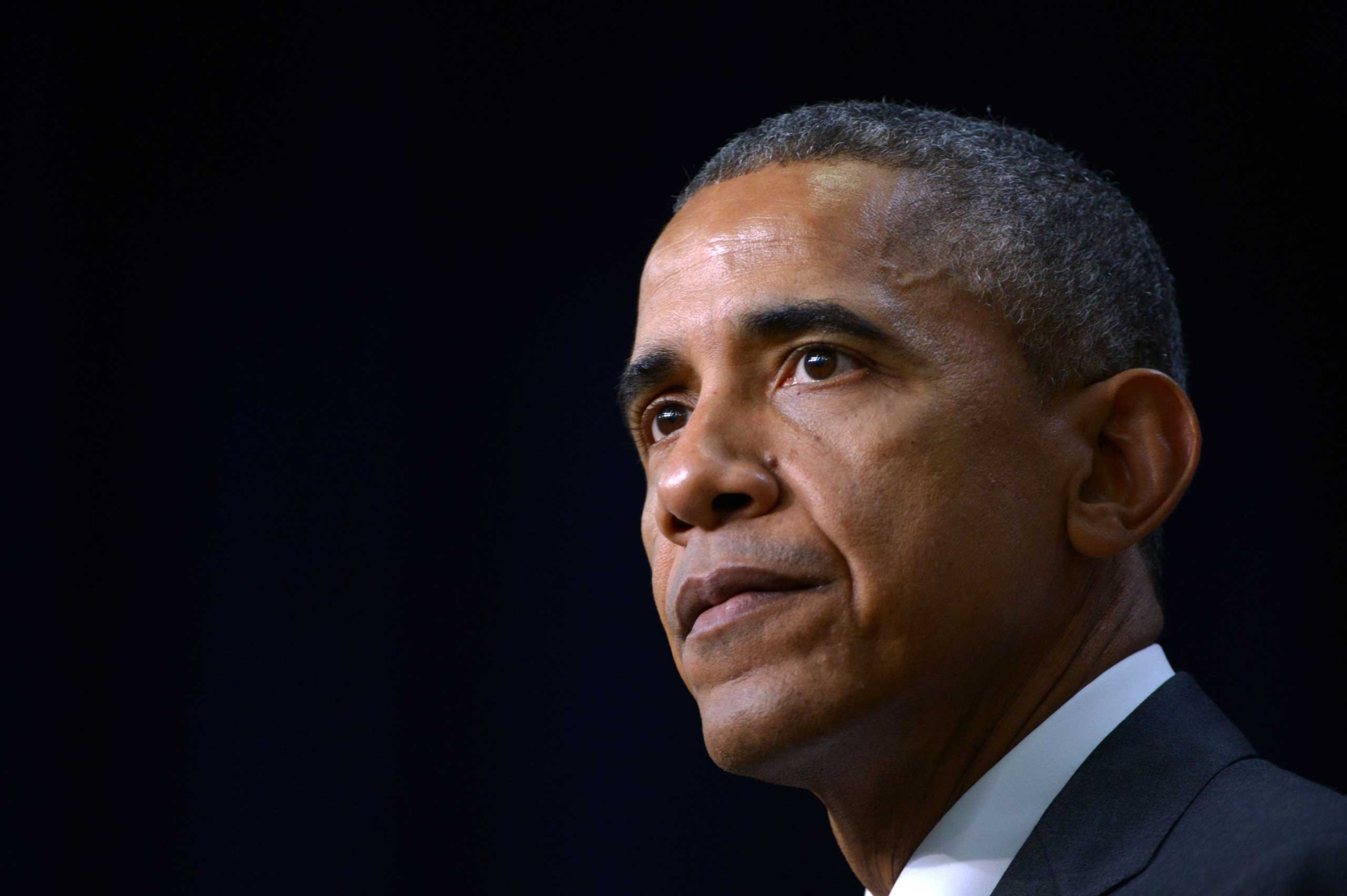 U.S. President Barack Obama speaks in Washington on Feb. 11, 2015.