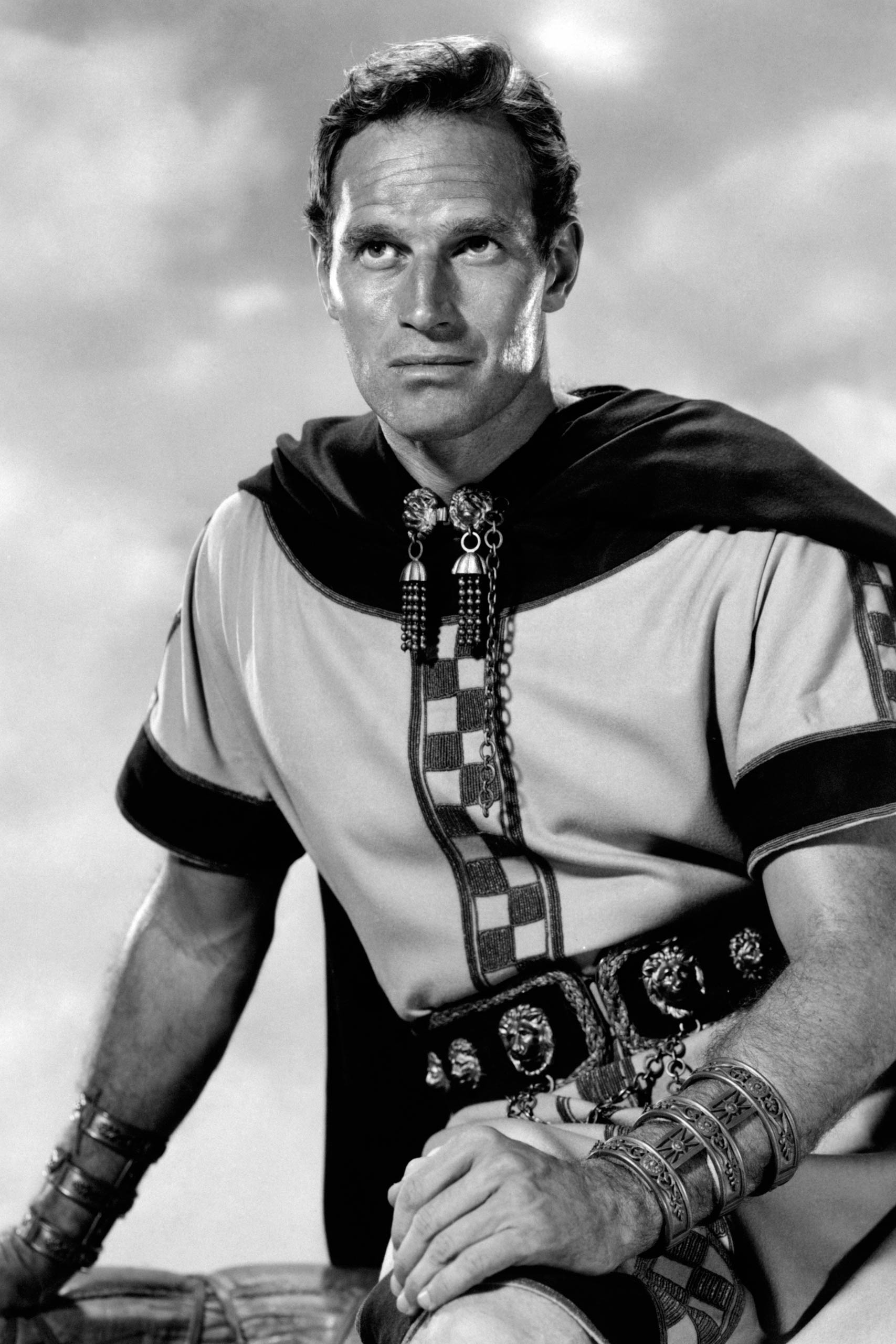 Charlton Heston dressed as Ben Hur