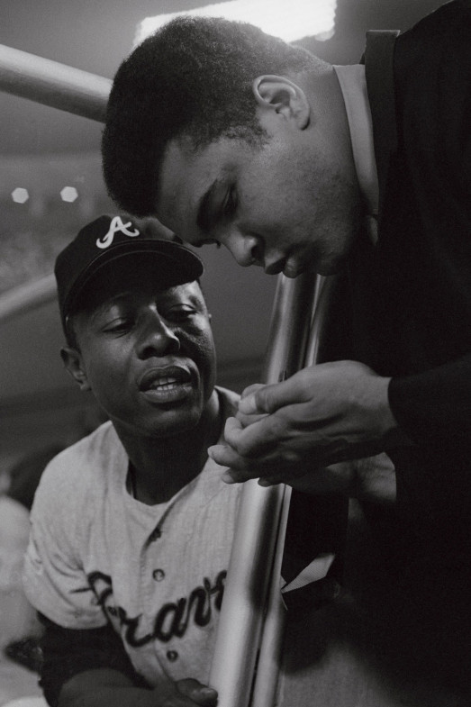Hank Aaron and Muhammad Ali