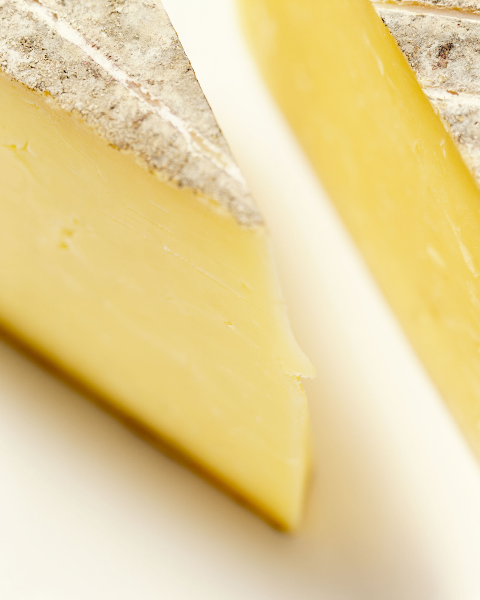 Cantal cheese slice