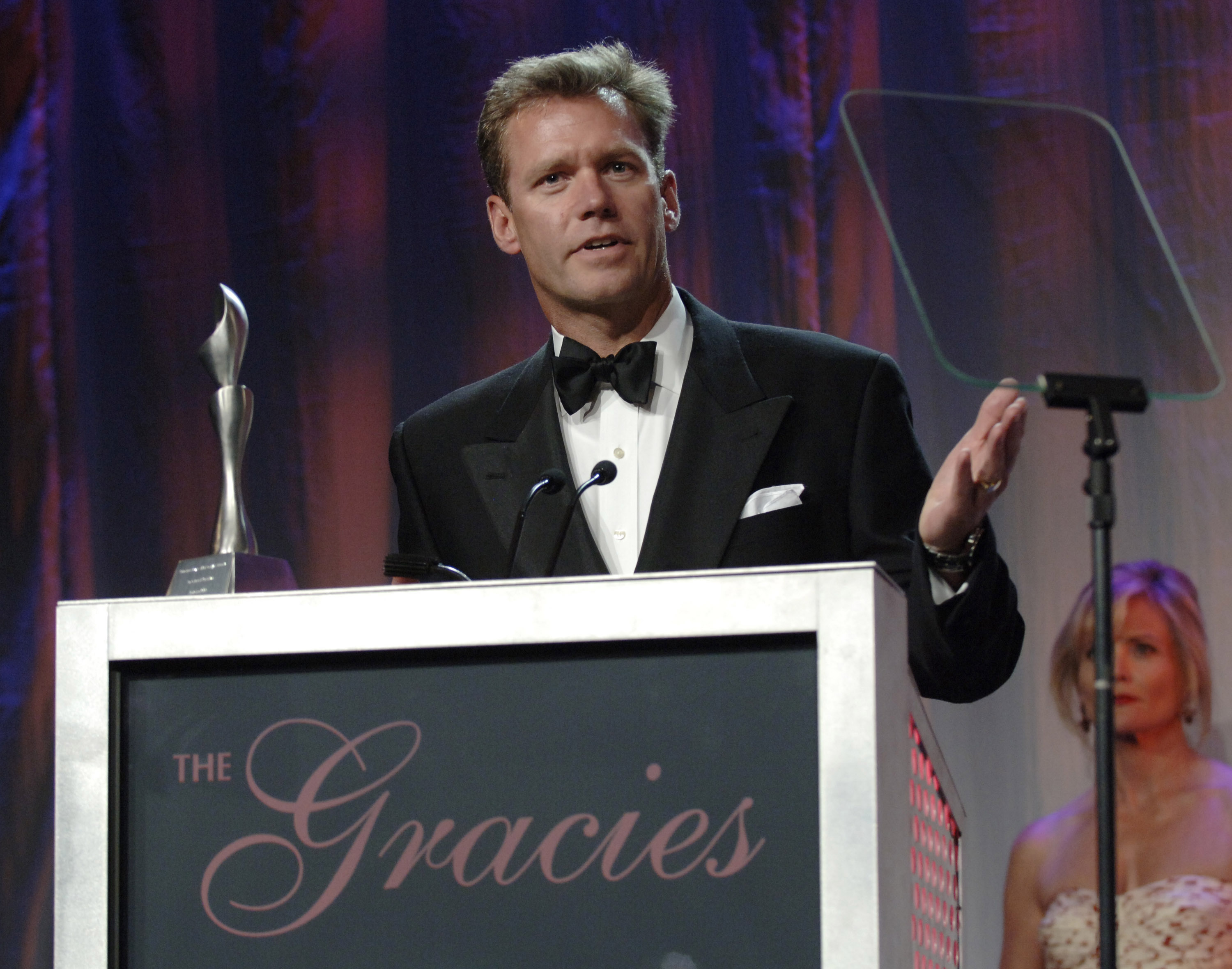 Chris Hansen, accepting award for Outstanding Documentary on June 19, 2006 at the Gracie Allen awards. (Larry Busacca—Getty Images)