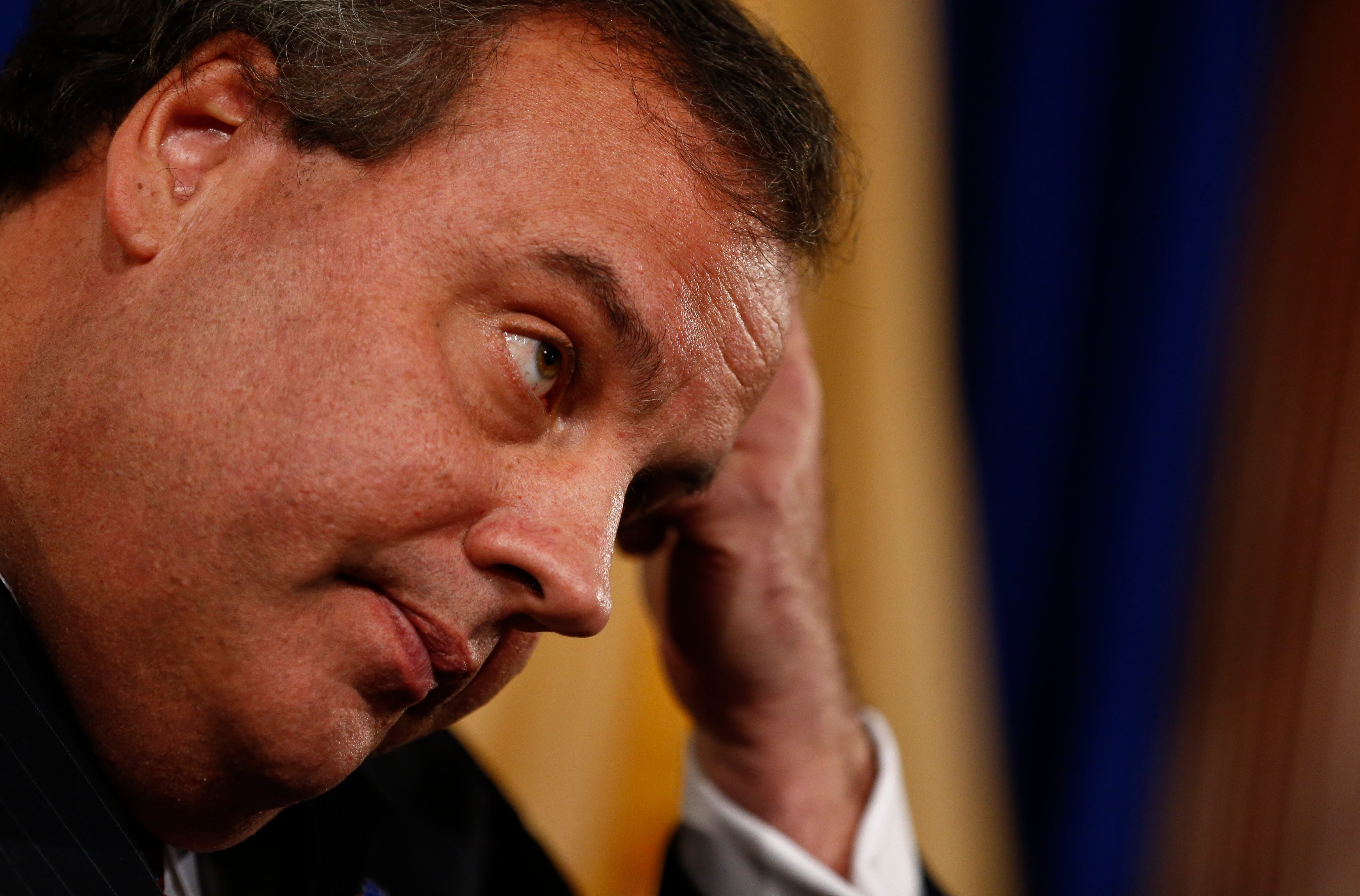 Did I say that? The NJ gov has medical wisdom to share (Jeff Zelevansky; Getty Images)