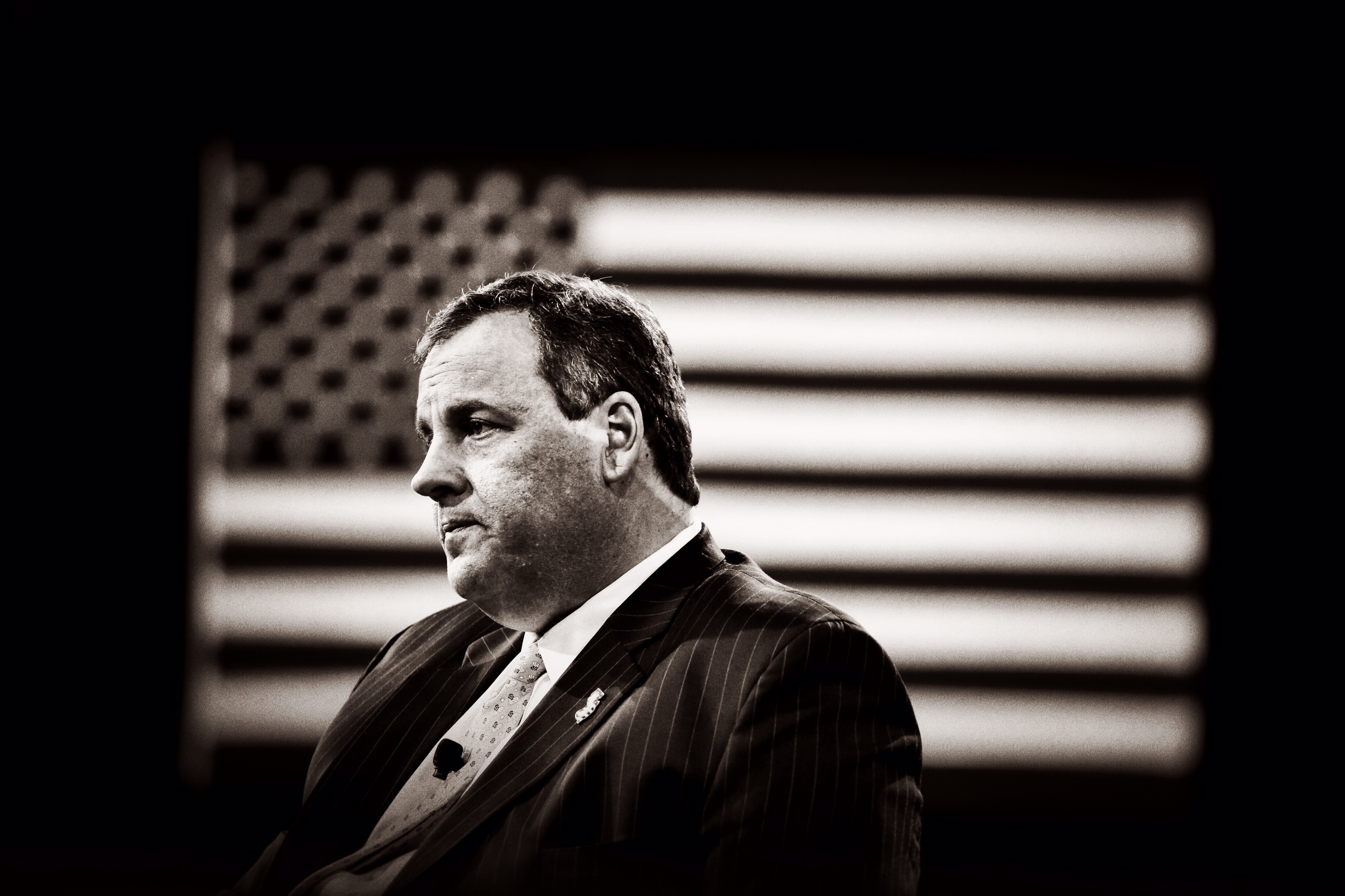New Jersey governor Chris Christie on stage at CPAC in National Harbor, Md. on Feb. 26, 2015. (Mark Peterson—Redux for TIME)
