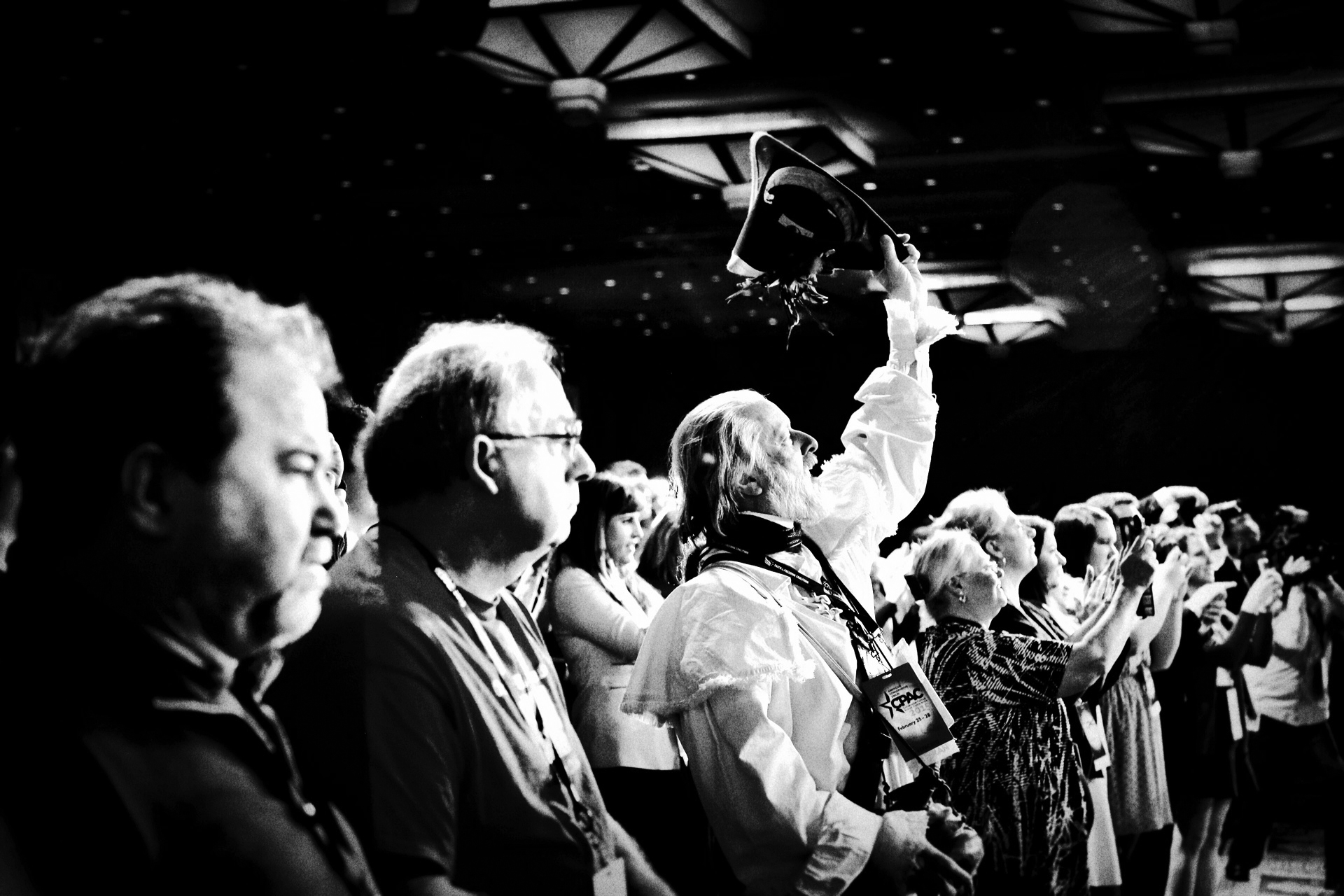 Attendees applaud at CPAC in National Harbor, Md. on Feb. 27, 2015.