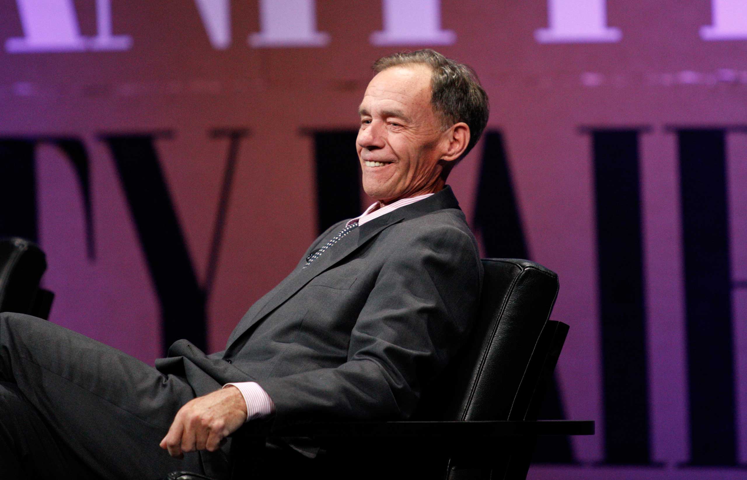David Carr in San Francisco in 2014. (Kimberly White—Getty Images for Vanity Fair)