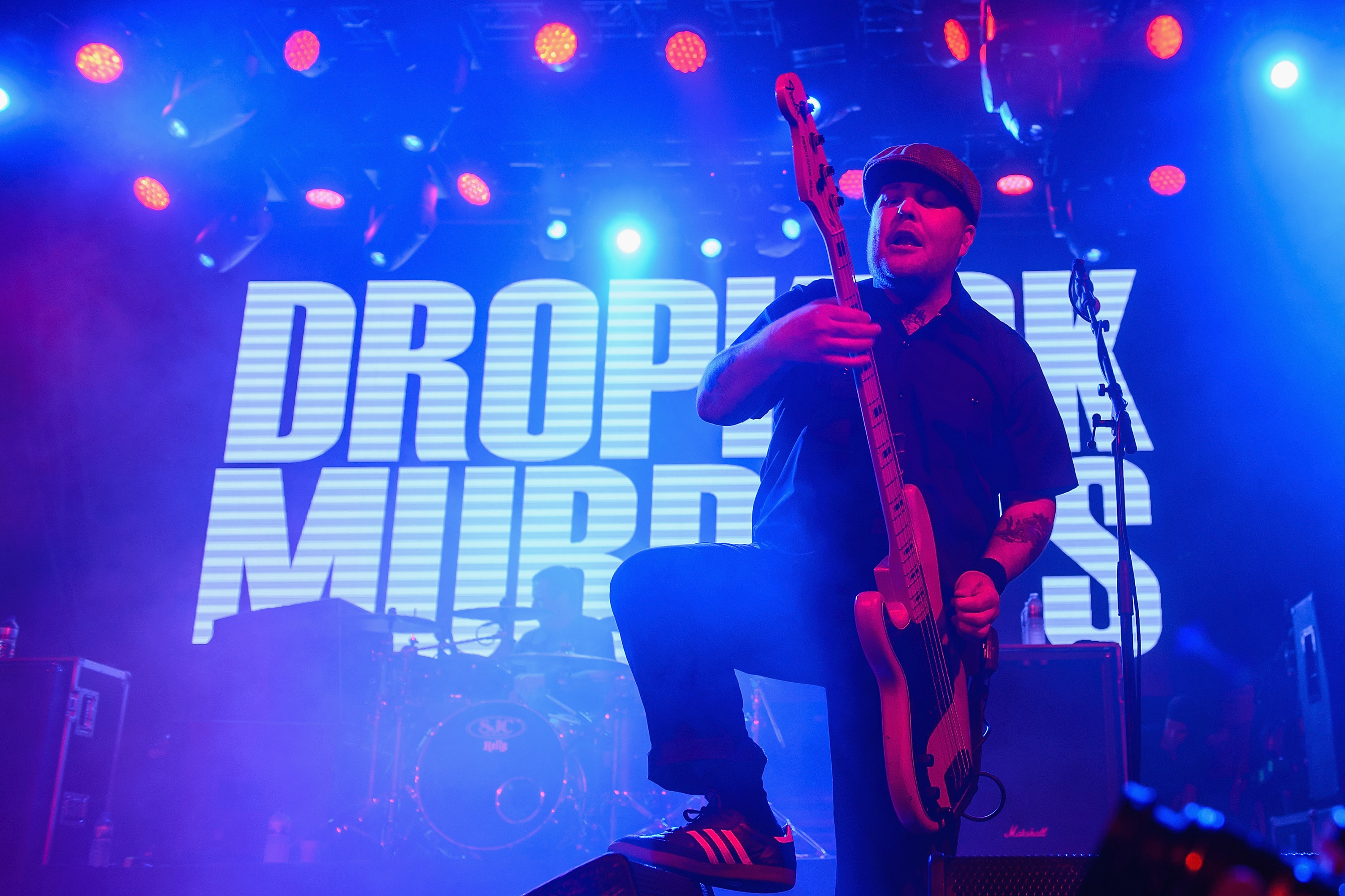 The Dropkick Murphys performs on stage at Sala La Riviera on Feb. 16, 2015 in Madrid. (Juan Aguado—Getty Images)