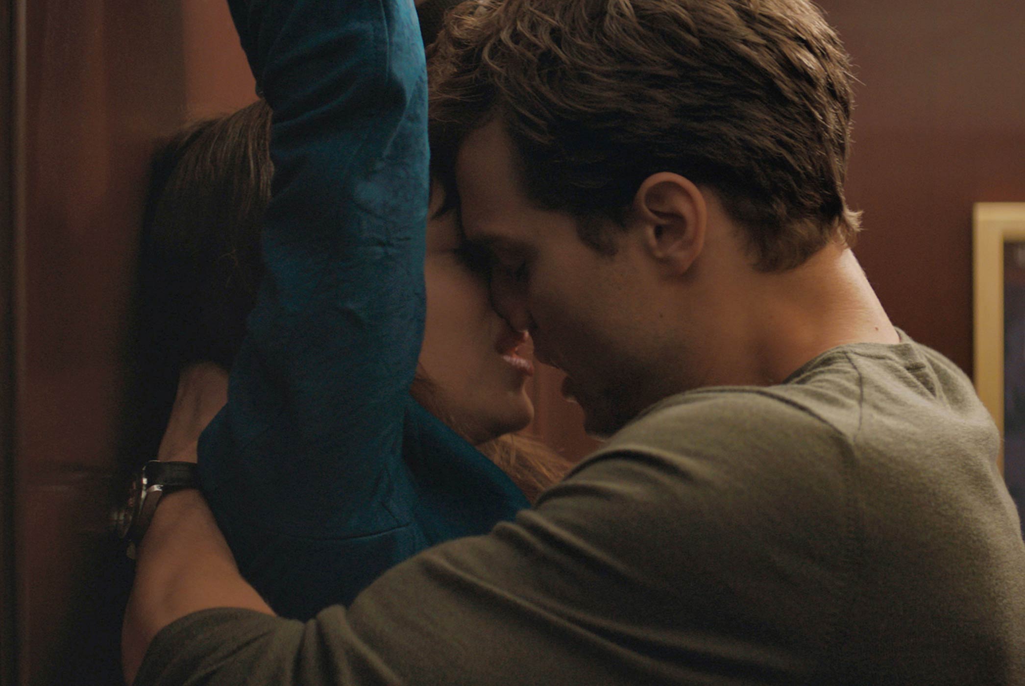 Dakota Johnson and Jamie Doran star in <i>Fifty Shades of Grey</i> (Universal Pictures)