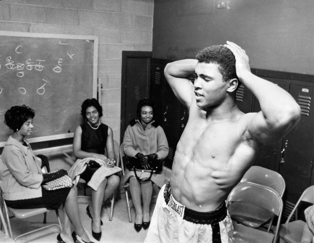 Ali in Louisville, Ky., 1961
                              
                              Freddie Roach:  “As a kid, I was always a Joe Frazier fan. But I became a fan of Ali later in life. Ali never went by the book. He was an unorthodox fighter. He did everything technically wrong in the ring, but he won. He changed the game of boxing. He brought big money to the sport. Several years ago, Ali came to my gym, the Wild Card. He flirted with the girls. He talked with everyone. He was there for hours. I didn’t call anyone. The regulars just came in, and there was Ali hitting the bags. It was the greatest moment my gym has ever had. He hit the heavy bag, and the tremors went away, just like when I get in the ring to work the pads, my tremors go away.” Freddie Roach is a Boxing Hall of Fame member and five-time Trainer of the Year.