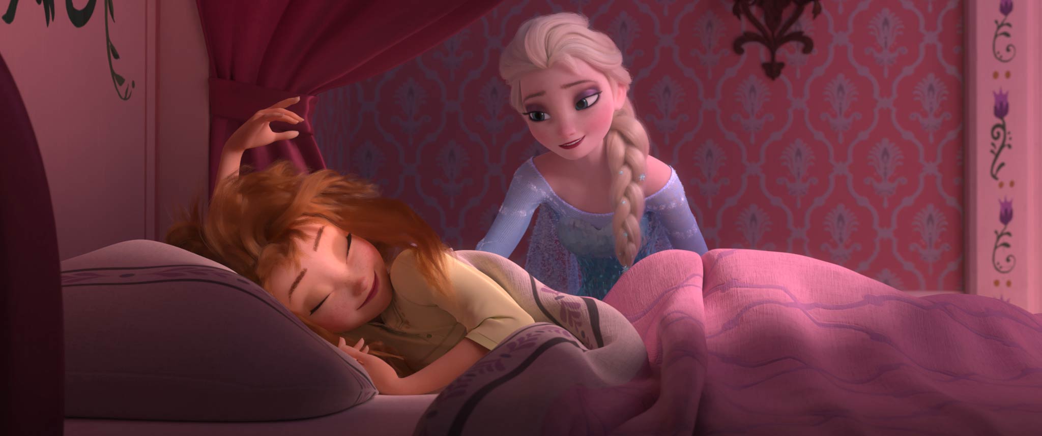 Anna wakes up to a very special birthday party hosted by her big sister Elsa