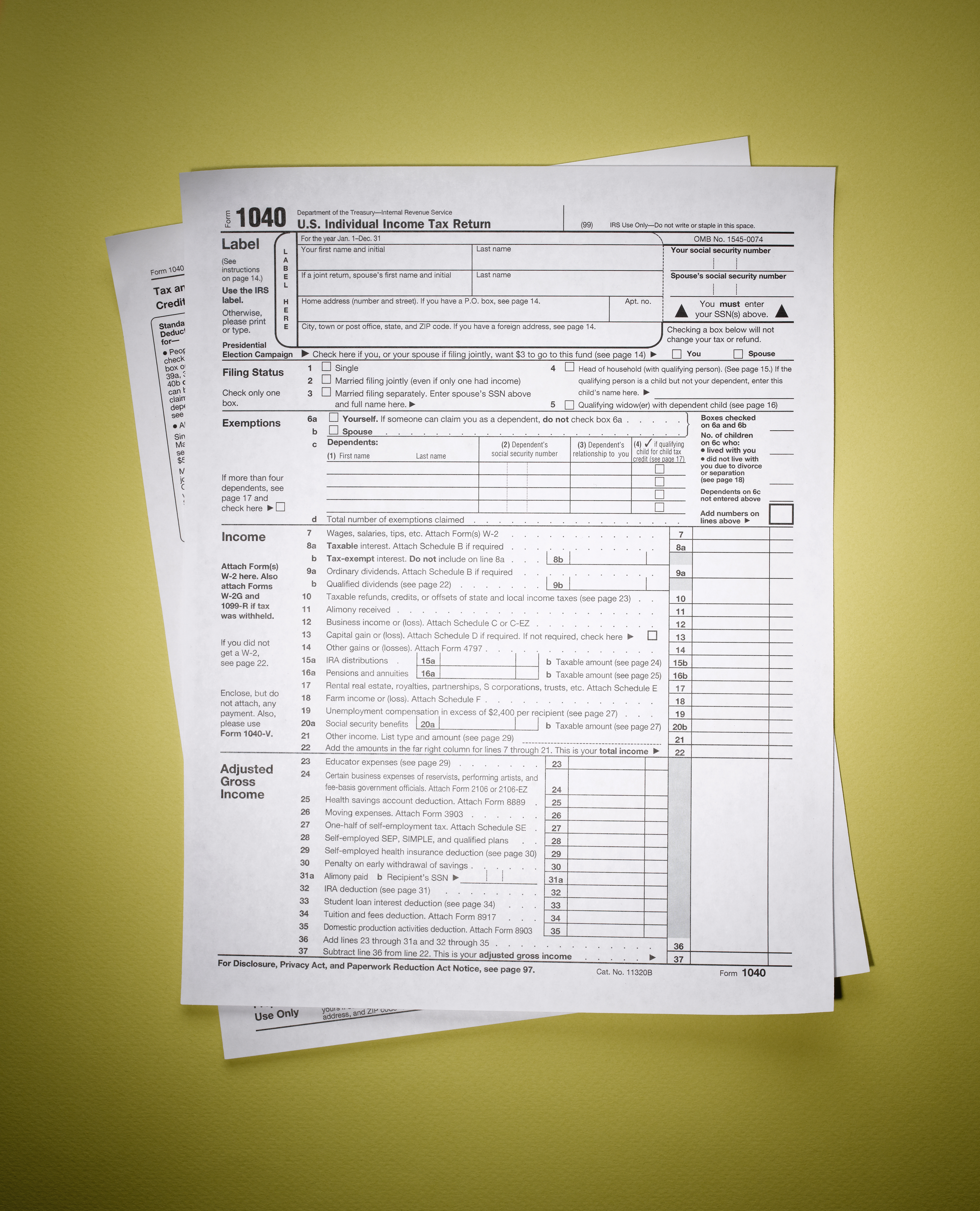 1040 Tax Forms (Getty Images)