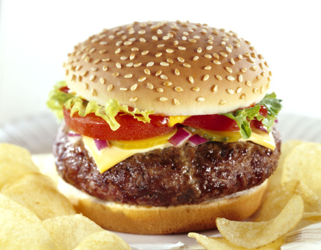 Classic cheeseburger (David Bishop Inc.&mdash;Getty Images)