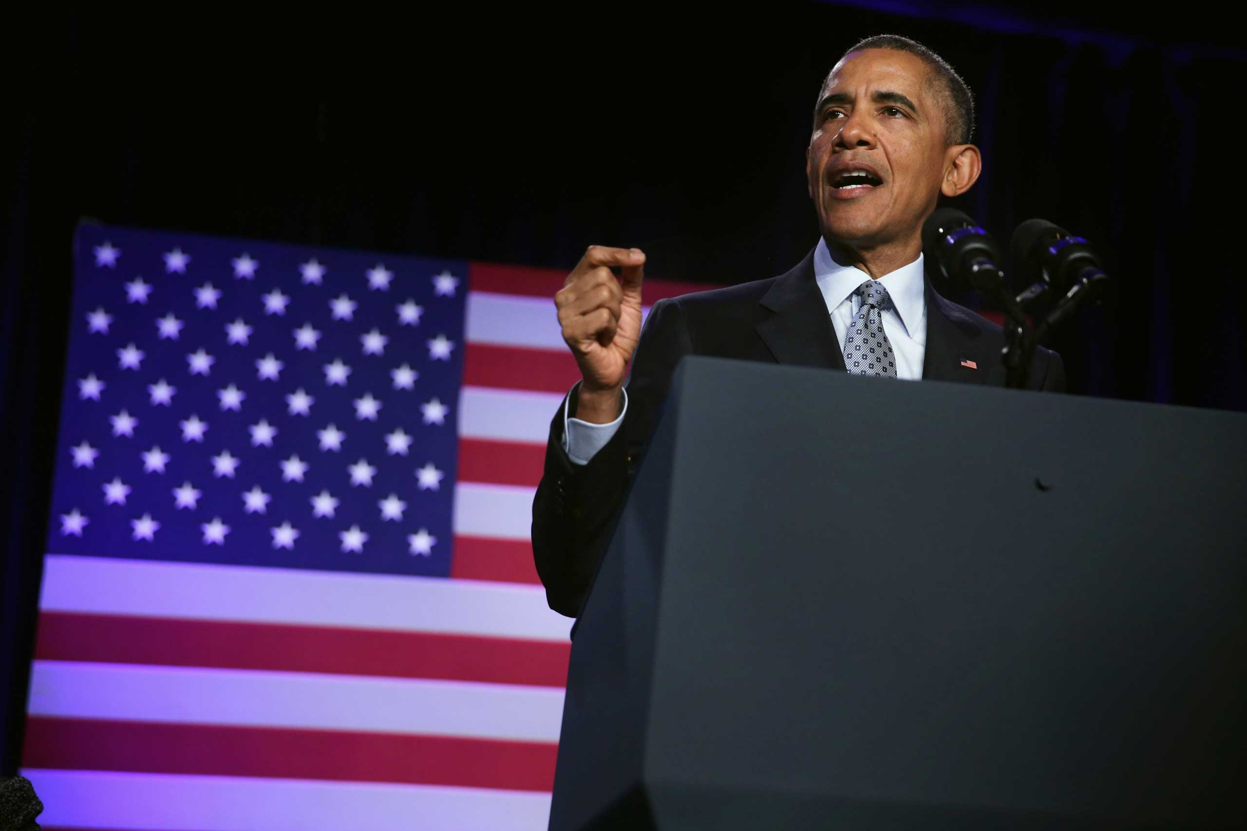 President Obama Addresses DNC Winter Meeting