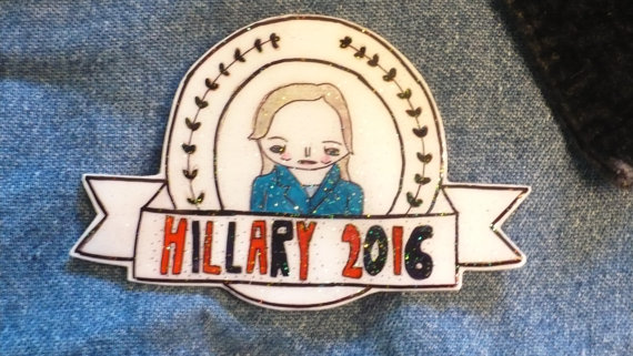 Hillary Pin Etsy