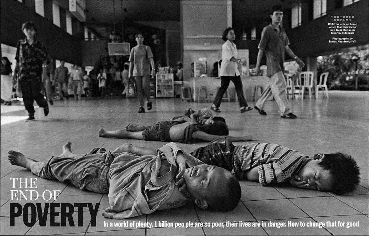 From  The End of Poverty.  March 14, 2005 International issue.