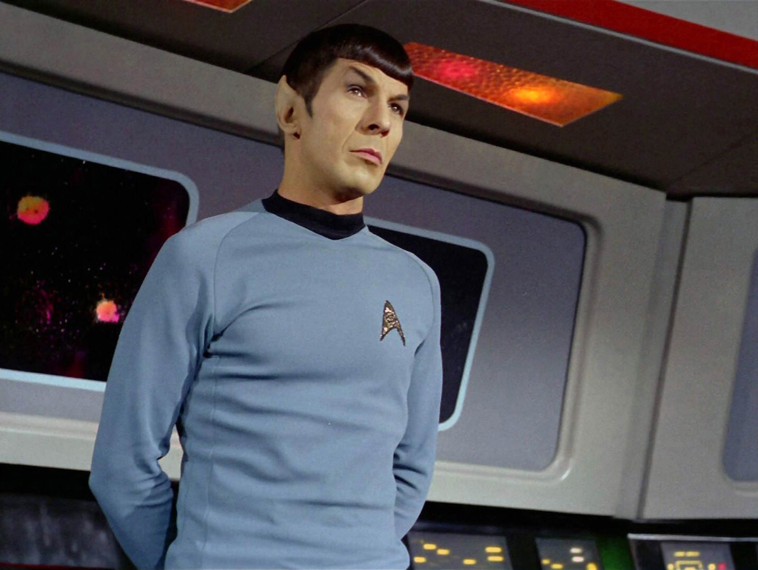 Leonard Nimoy as Mr. Spock in <i>Star Trek</i> in 1968. (CBS/Getty Images)