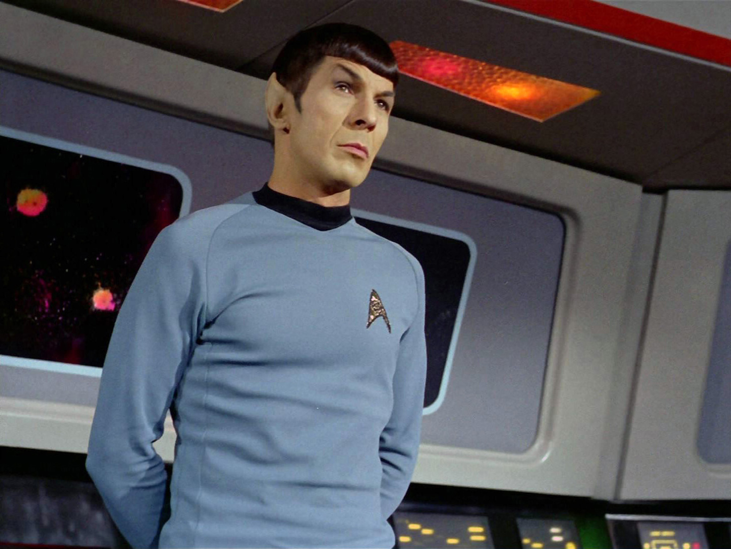 Leonard Nimoy as Mr. Spock in the STAR TREK episode, "Spock's Brain." which aired on Sept. 20, 1968. (CBS/Getty Images)