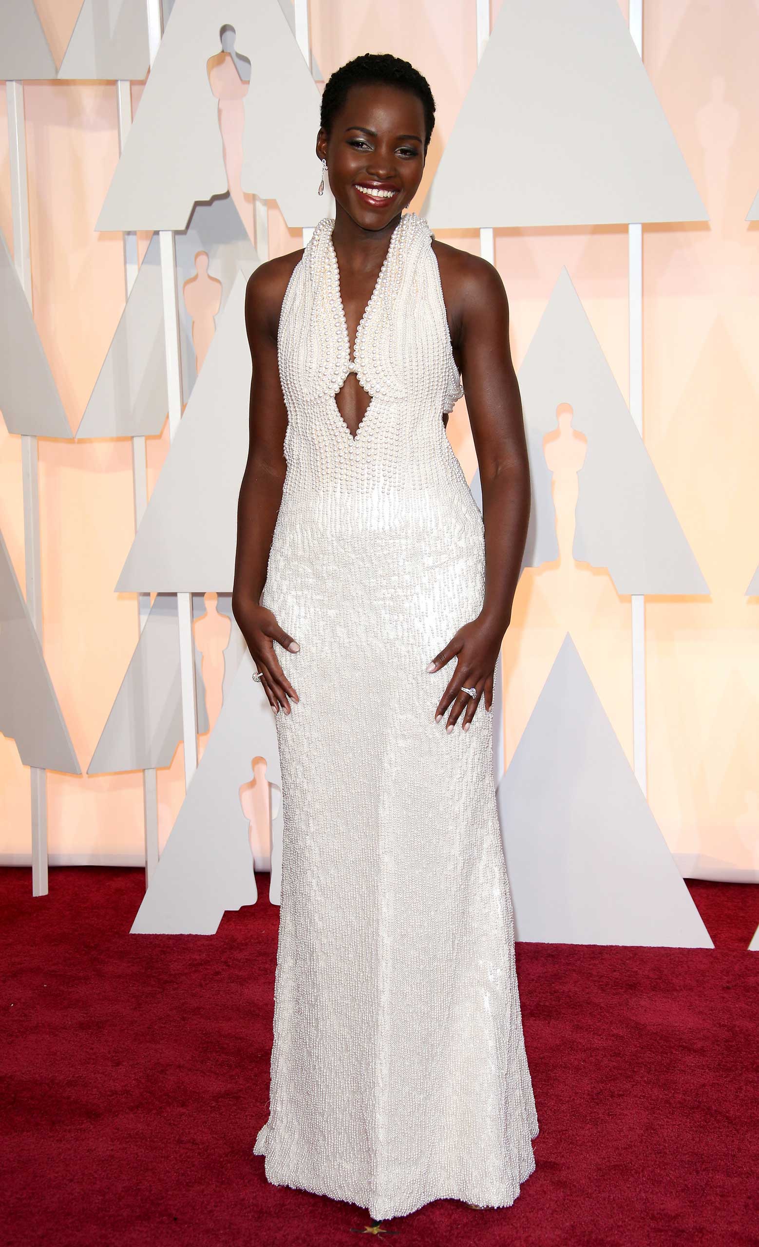 Lupita Nyong'o at the 87th Annual Academy Awards on Feb. 22, 2015 in Los Angeles (Dan MacMedan—WireImage/Getty Images)