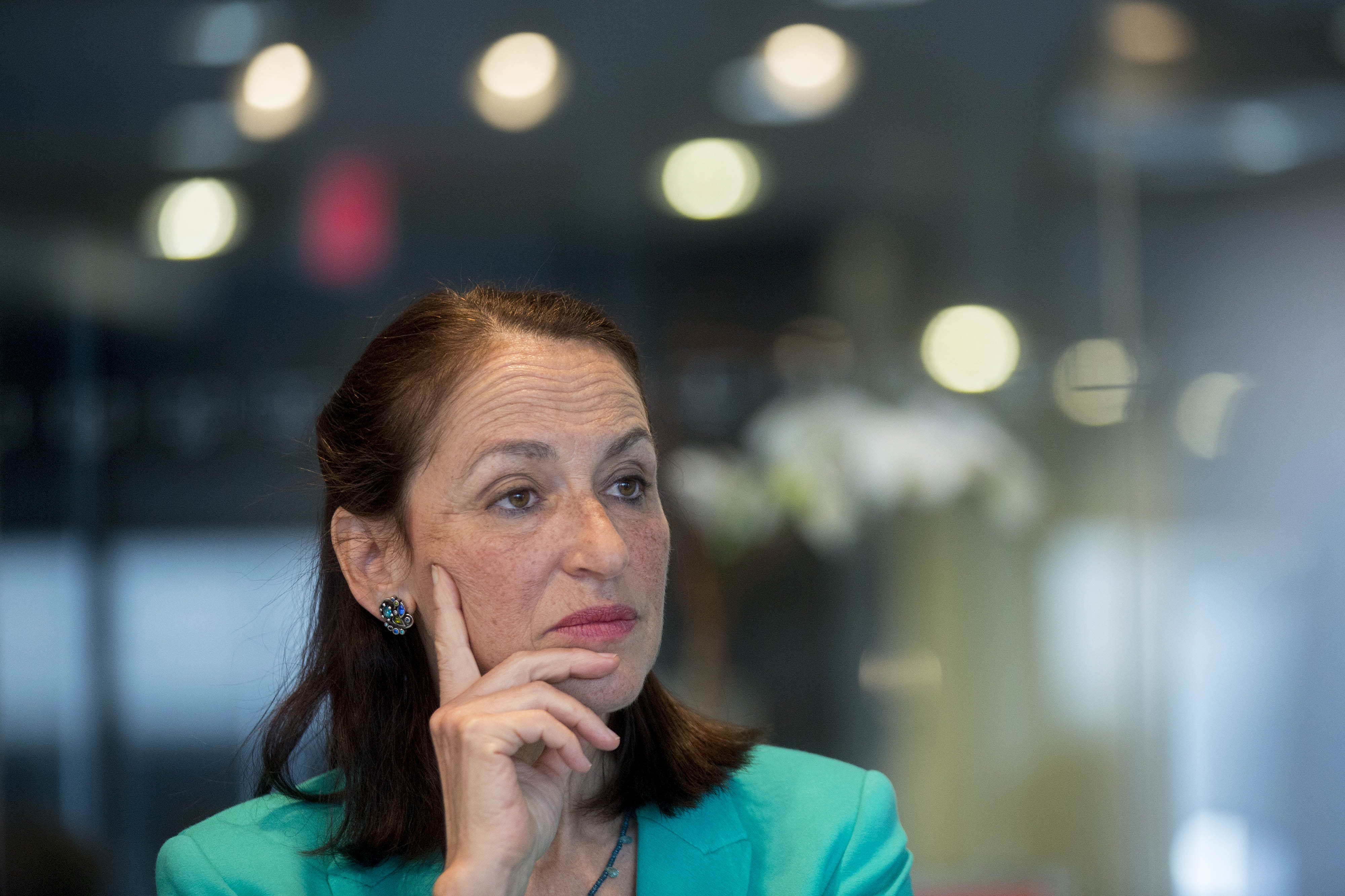 Margaret Hamburg, commissioner of the Food and Drug Administration (FDA), listens to a question during an interview in Washington, D.C. on May 28, 2014. (Andrew Harrer—Bloomberg/Getty Images)