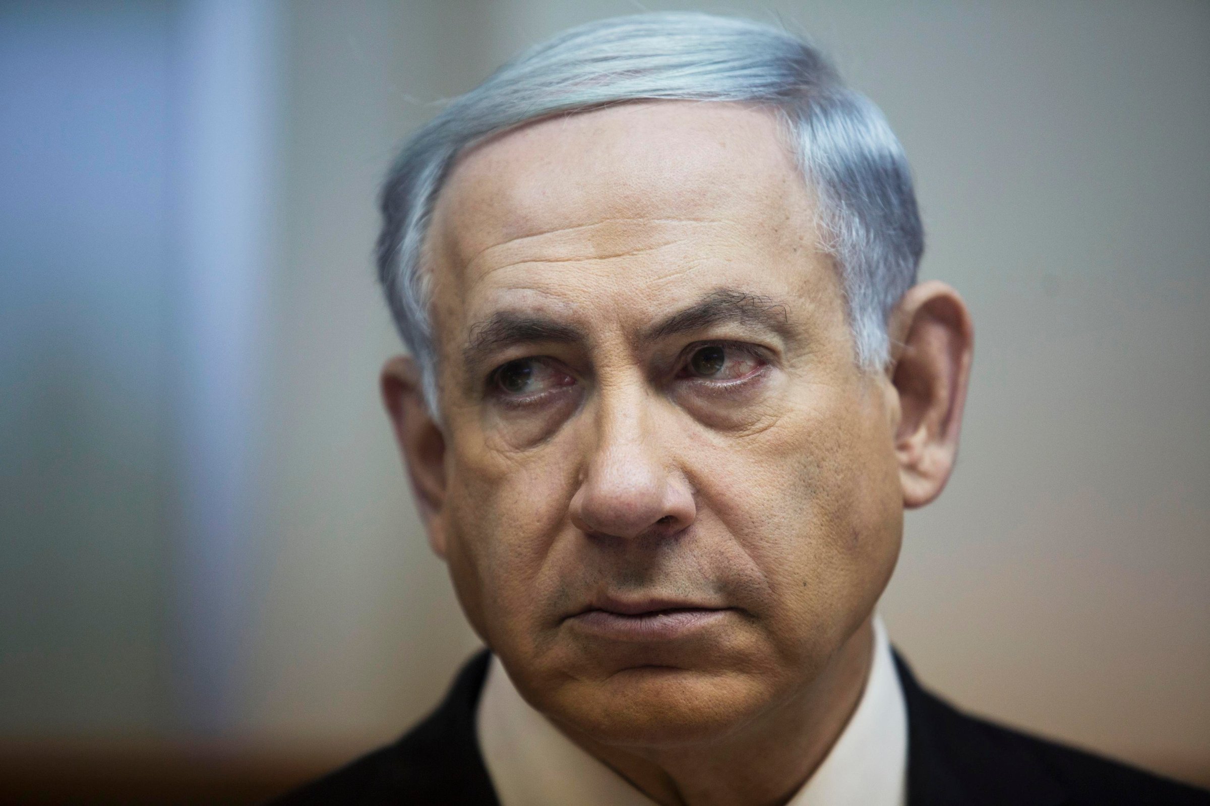 Israeli PM Netanyahu weekly cabinet meeting