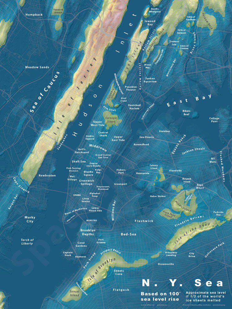 NYC Sea Level Map
