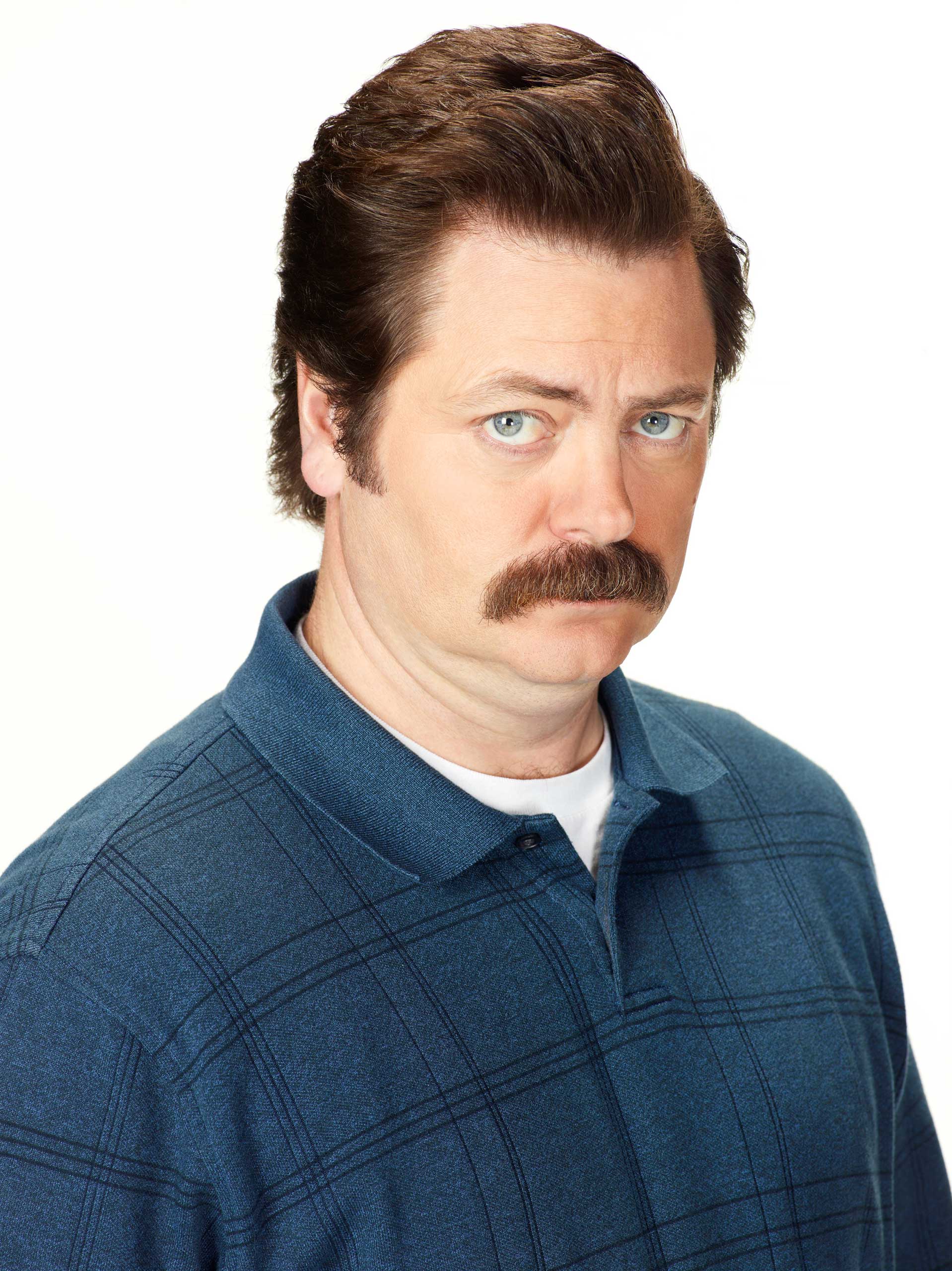 PARKS AND RECREATION -- Season: 6 -- Pictured: Nick Offerman as Ron Swanson -- (Photo by: /NBC/NBCU Photo Bank)