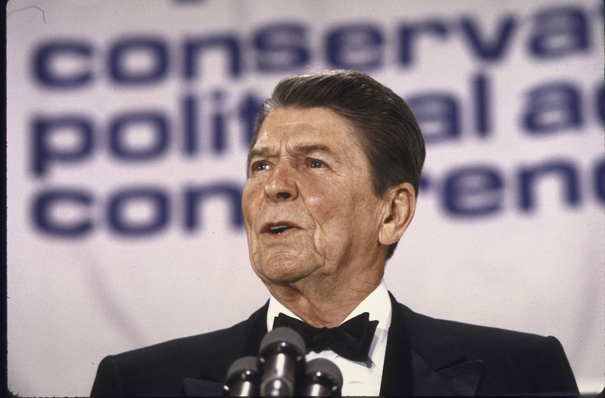 President Ronald Reagan speaking at CPAC conference in 1986 (Cynthia Johnson—The LIFE Images Collection/Getty)