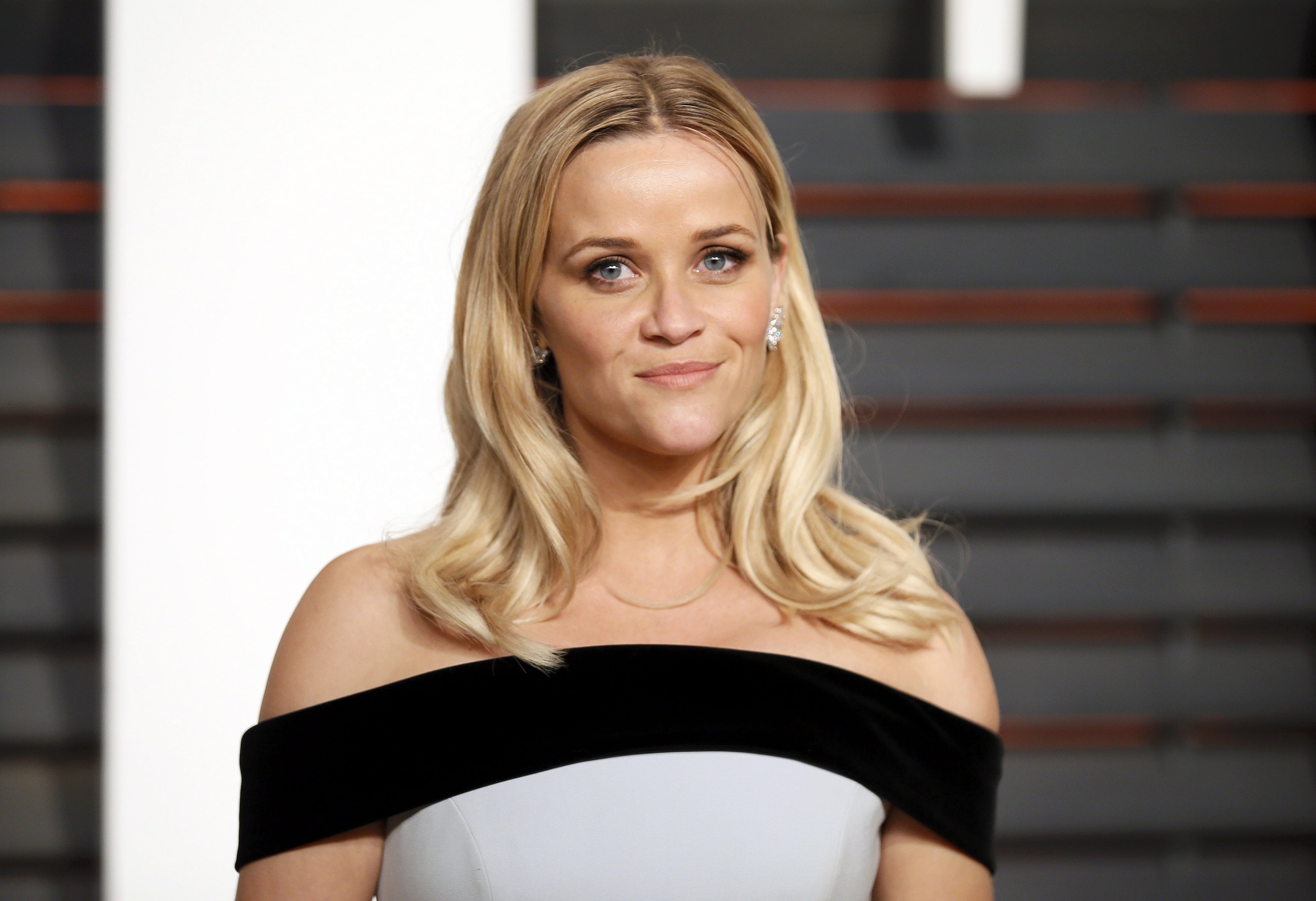 Actress Reese Witherspoon arrives at the 2015 Vanity Fair Oscar Party in Beverly Hills on Feb. 22, 2015. (Danny Moloshoko—Reuters)