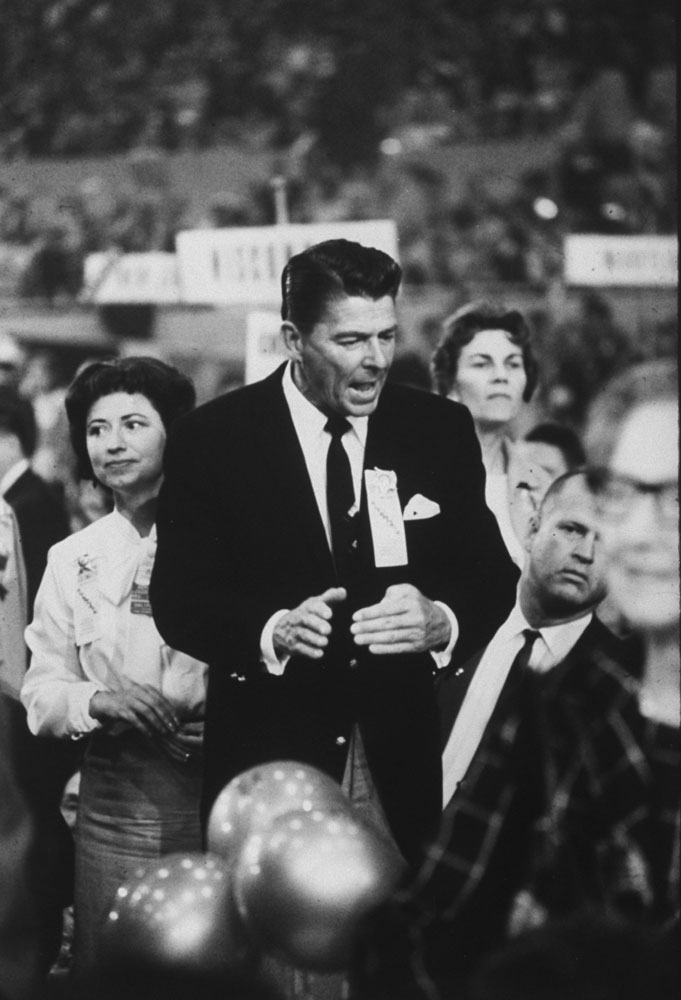 Ronald Reagan at the 1964 Republican National Convention in San Francisco.
