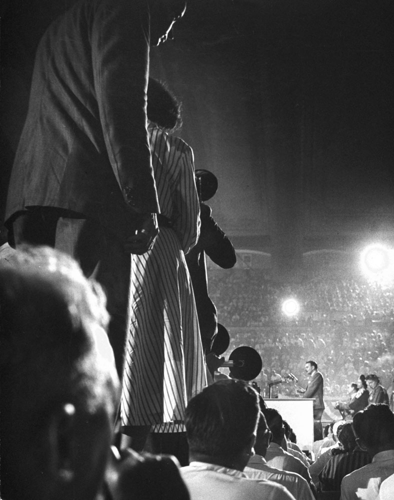Scene at the 1948 GOP National Convention in Philadelphia.
