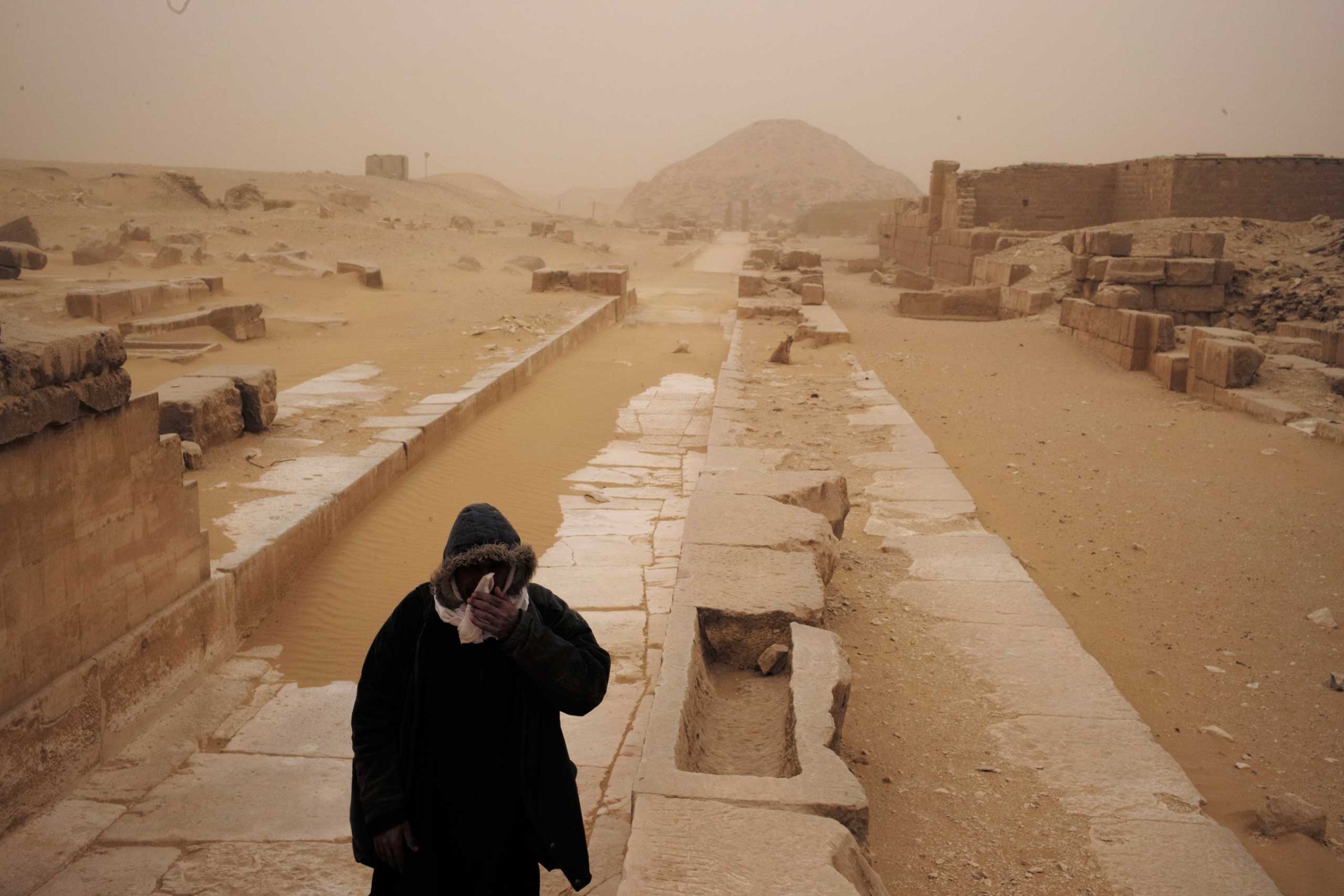 The Saqqara pyramid complex, south of Cairo, Feb. 11, 2015.