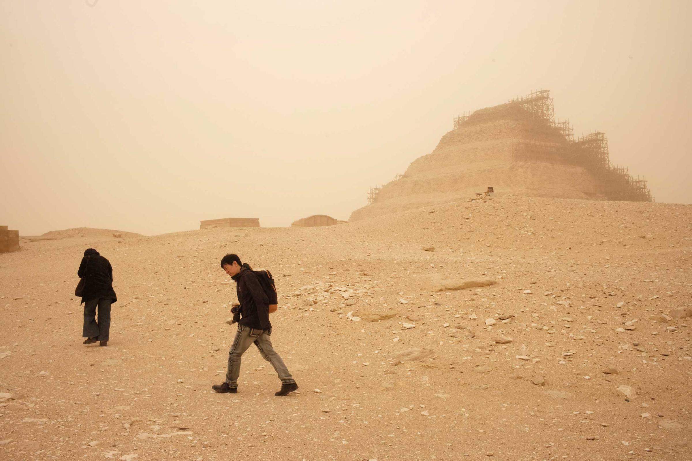The Saqqara pyramid complex, south of Cairo, Feb. 11, 2015.