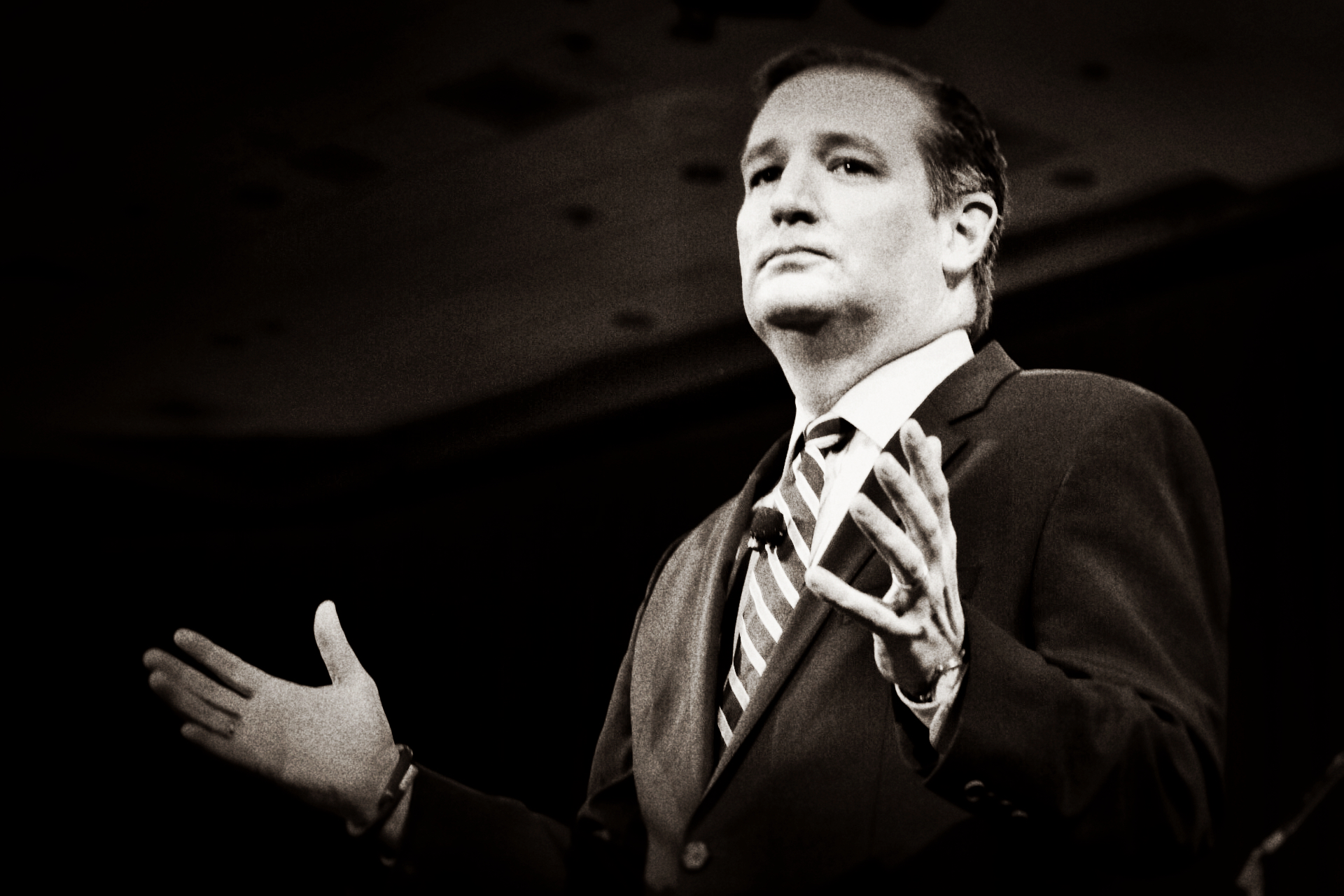 Ted Cruz speaks on stage at CPAC in National Harbor, Md. on Feb. 26, 2015. (Mark Peterson—Redux for TIME)