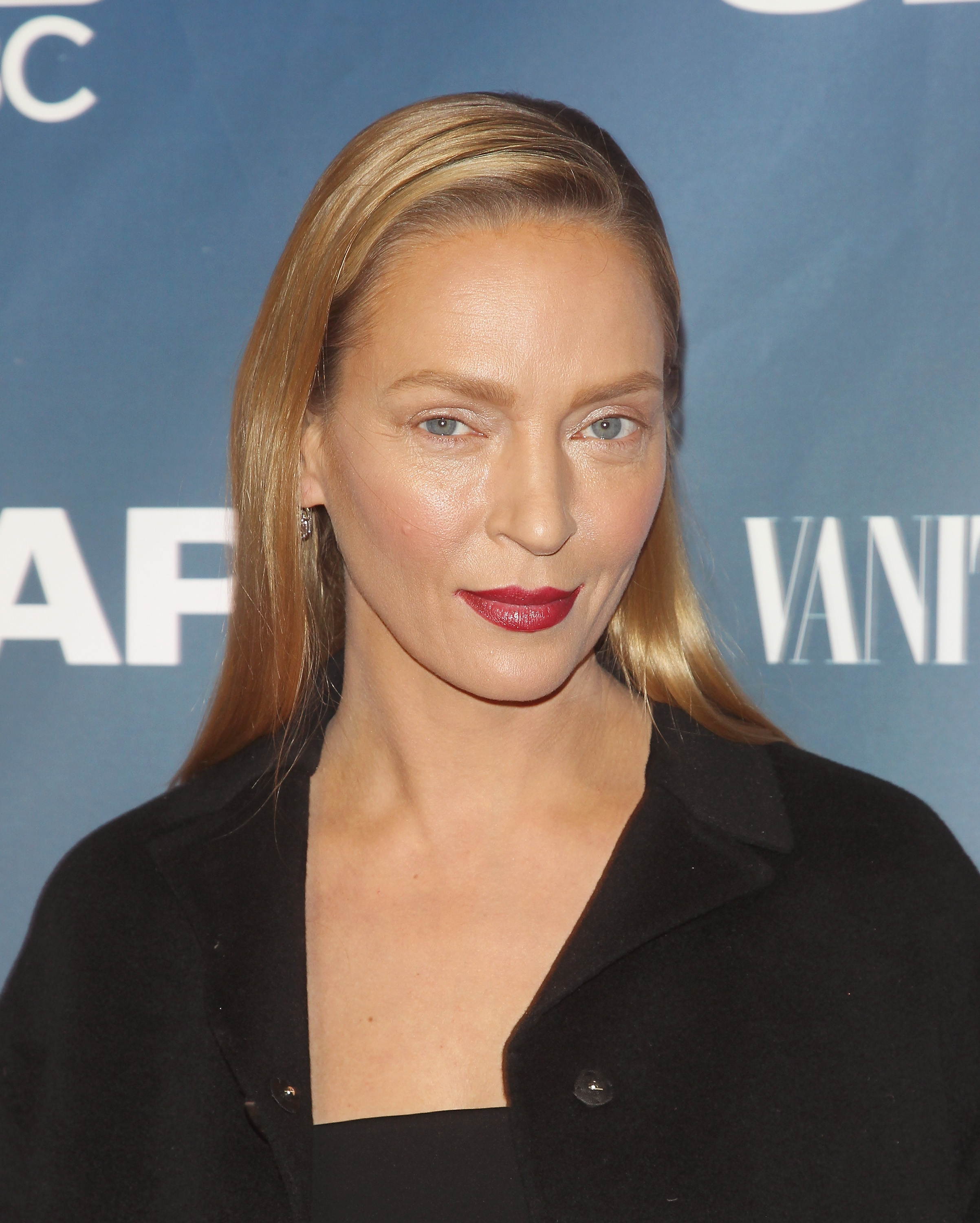 Actress Uma Thurman attends "The Slap" premiere party at The New Museum on Feb. 9, 2015 in New York City. (Jim Spellman—WireImage)