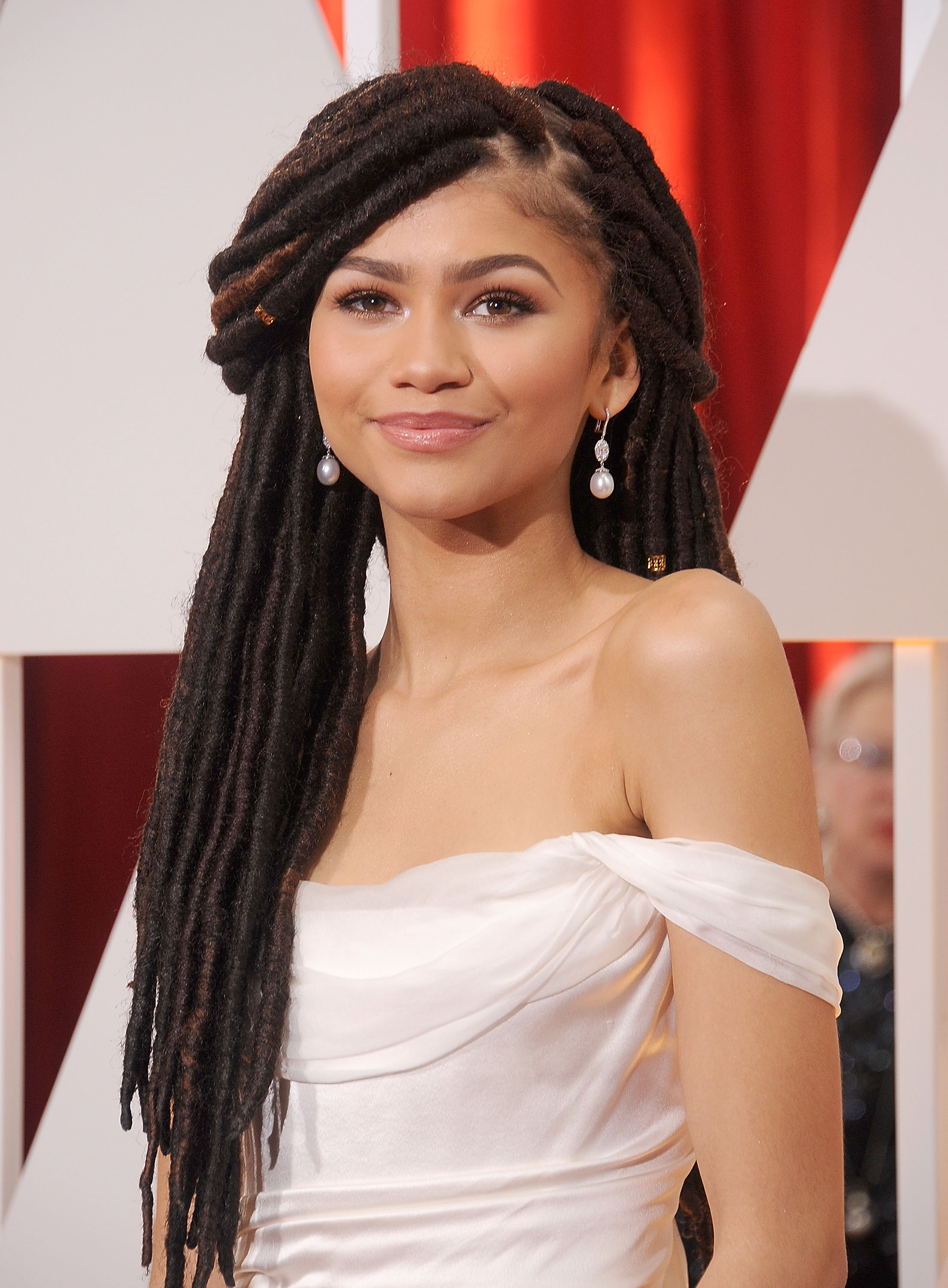 Actress/singer Zendaya arrives at the 87th Annual Academy Awards on Feb. 22, 2015 in Hollywood, California. (Gregg DeGuire—WireImage)