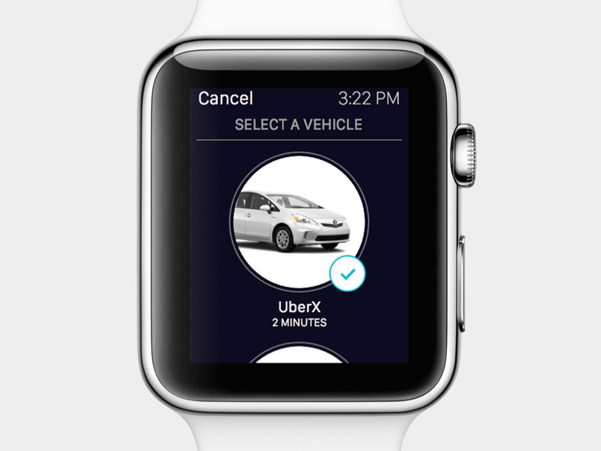 Request a ride on Uber with Apple Watch. Without reaching for your phone.