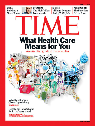 The April 5, 2010, cover of TIME (Cover Credit: PHOTO-ILLUSTRATION BY ANN ELLIOTT CUTTING FOR TIME. INSET: BRYCE DUFFY FOR TIME.)