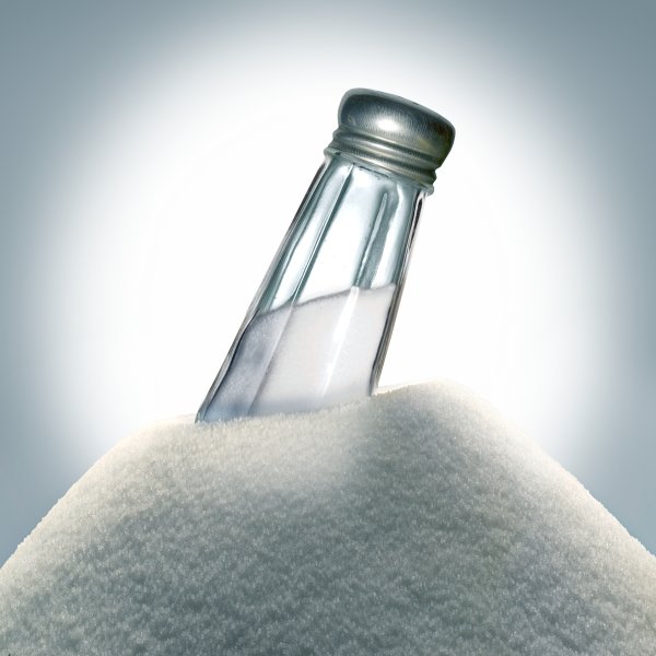 Salt shaker on salt.
