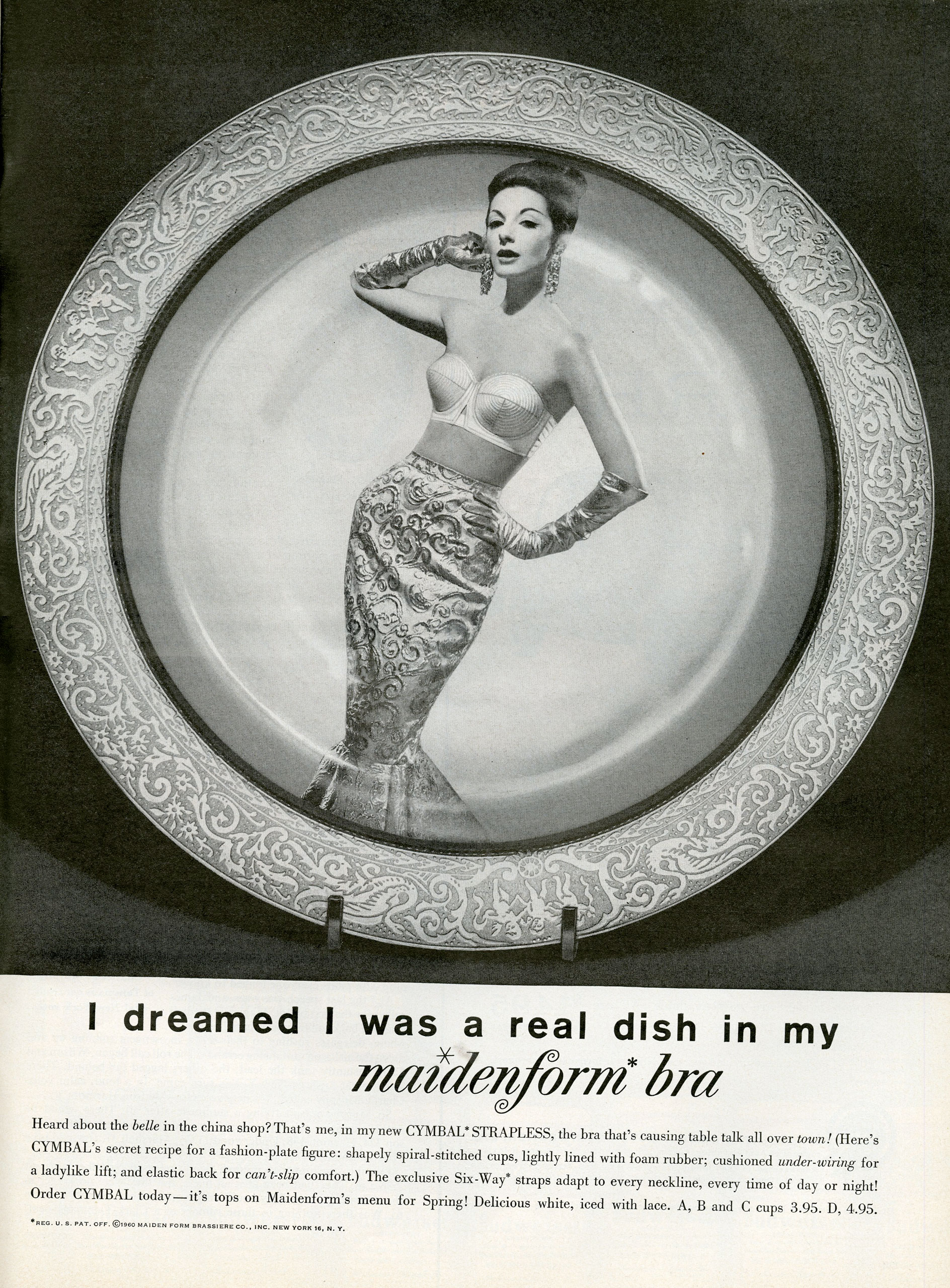 LIFE Magazine Maidenform Ad, 1960