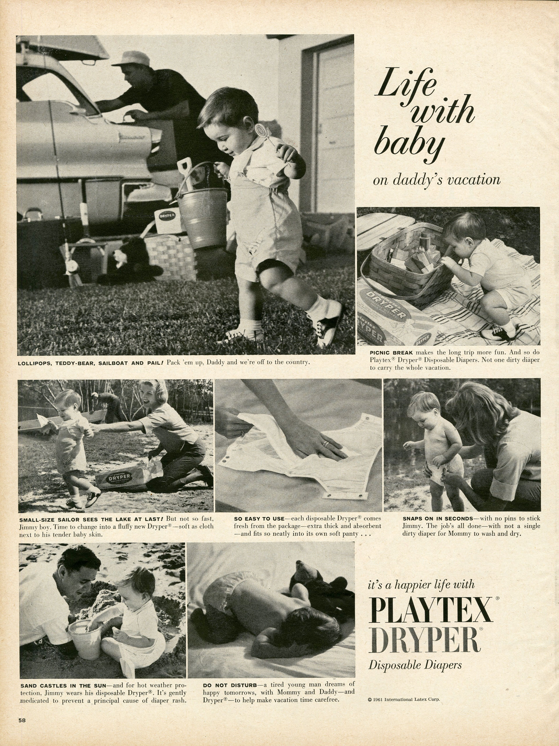 LIFE Magazine Playtex ad, 1961