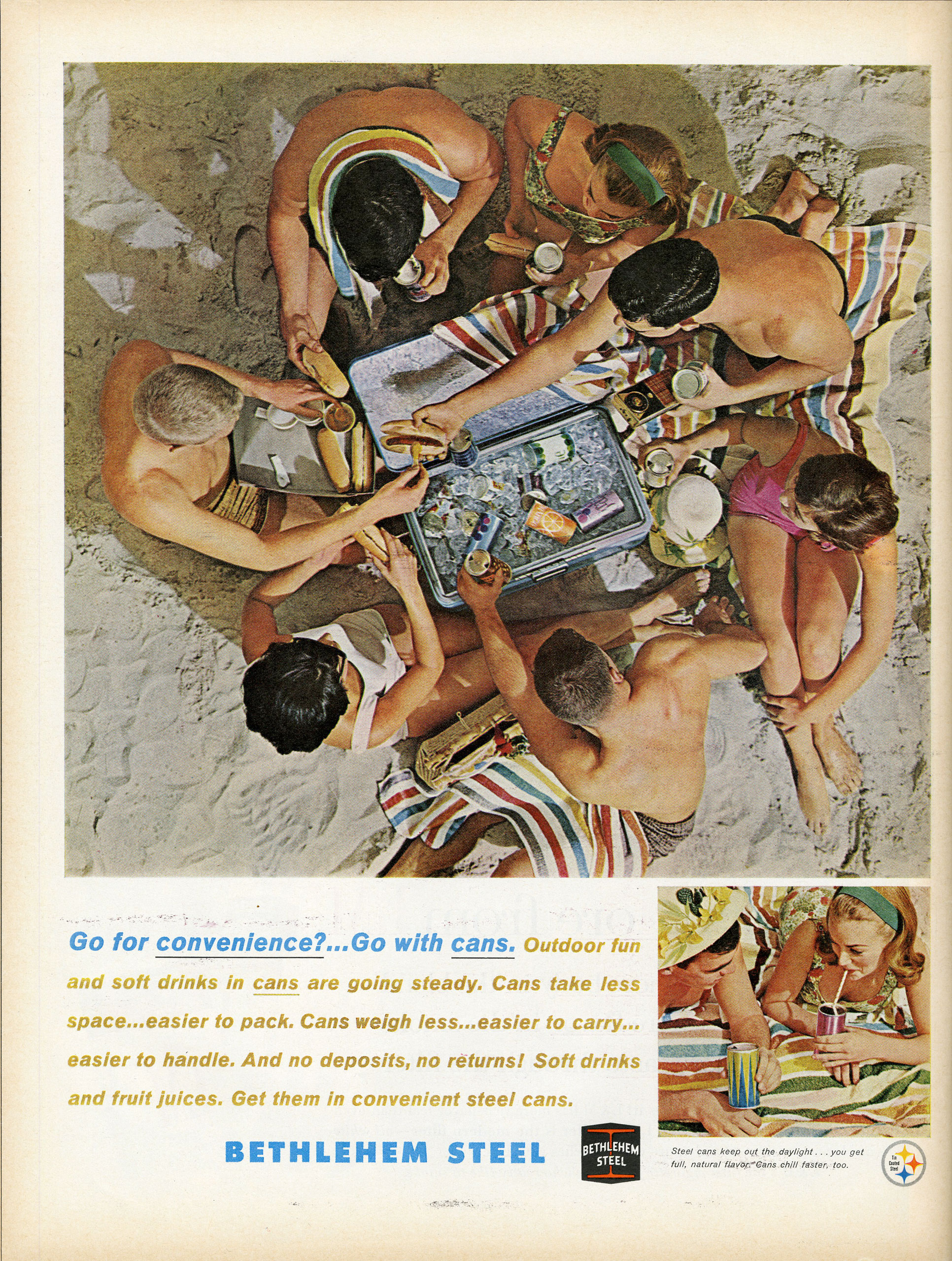 LIFE Magazine Bethlehem Steel ad, 1963
