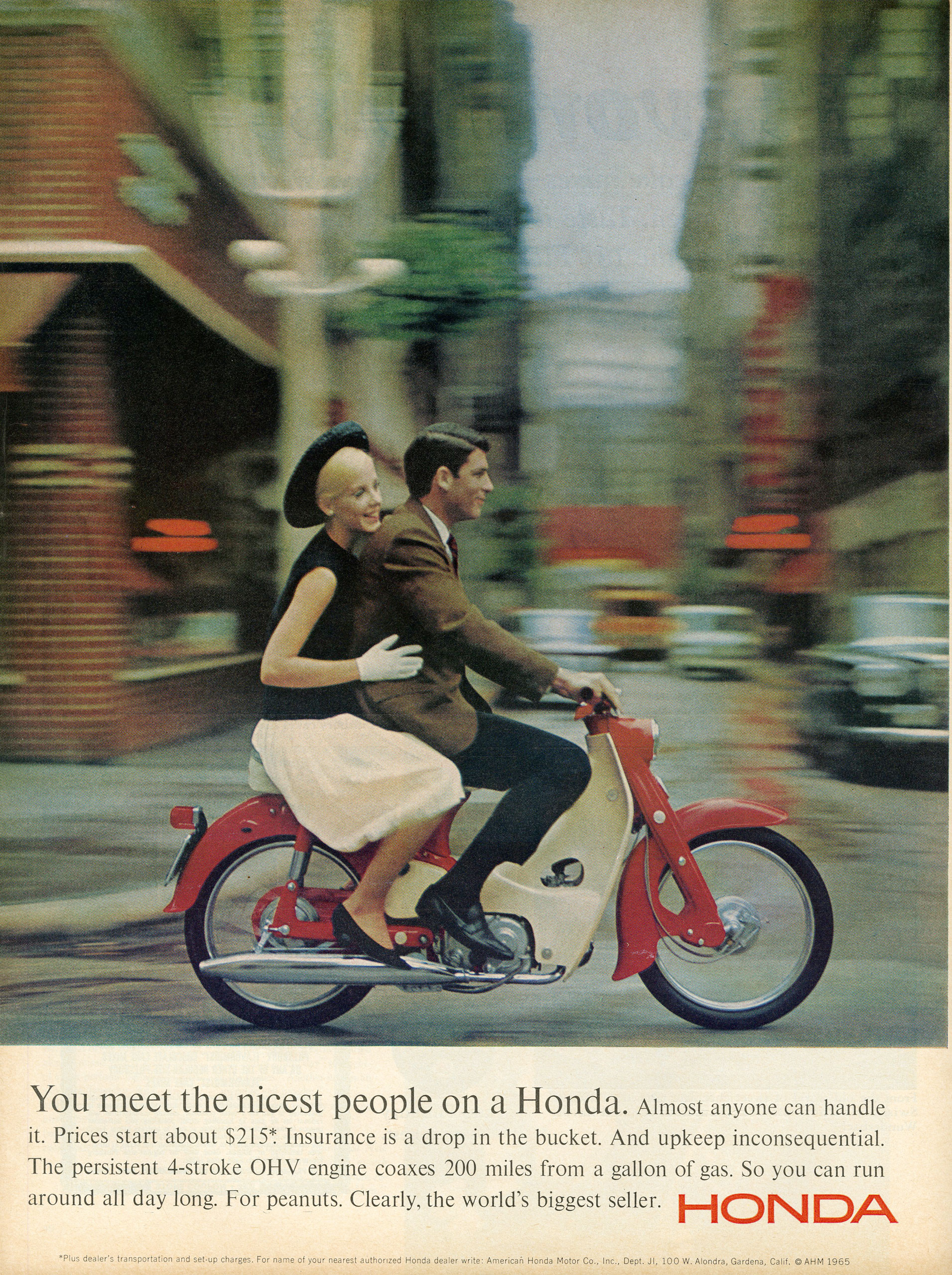 LIFE Magazine Honda ad, 1965