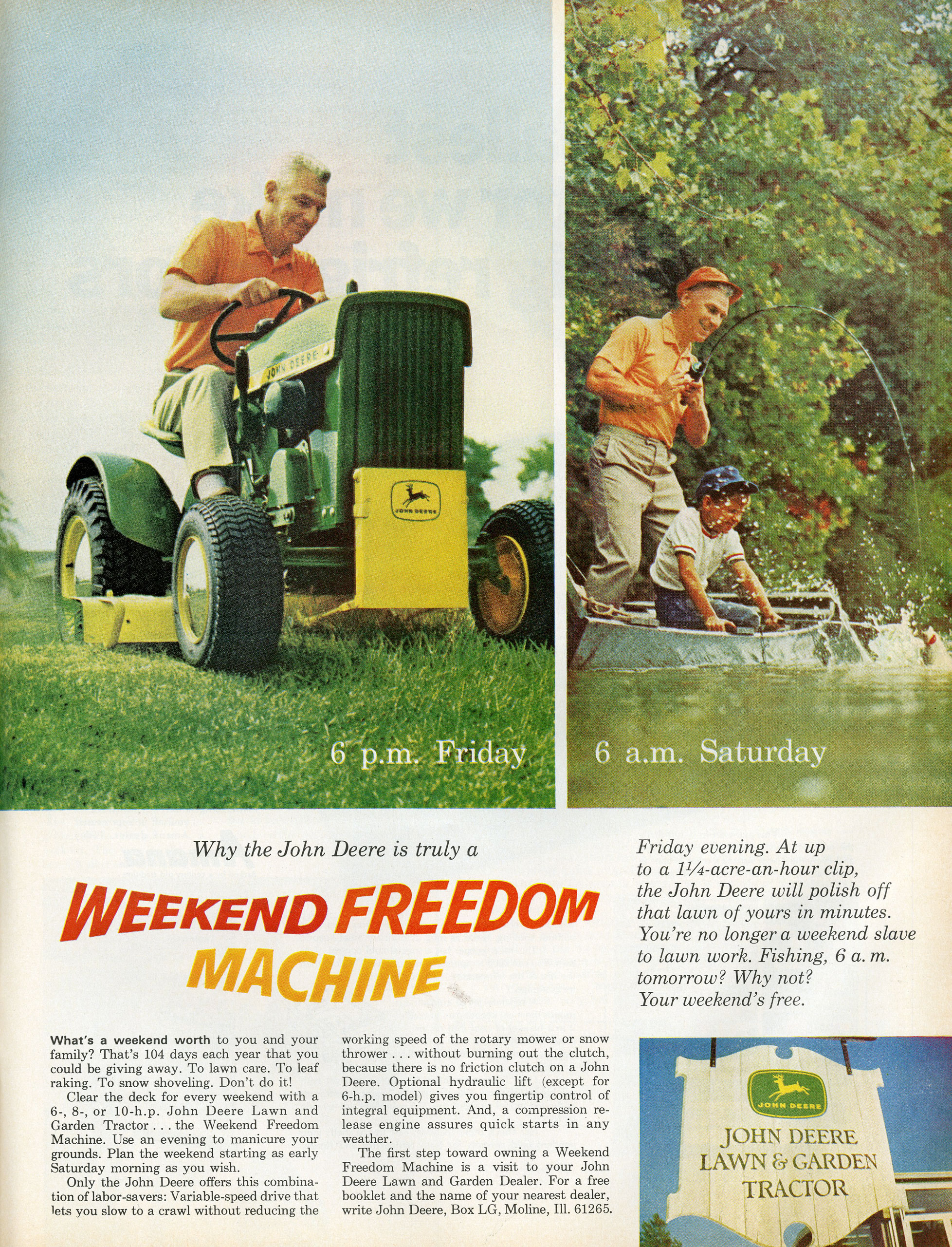 LIFE Magazine John Deere ad, 1967