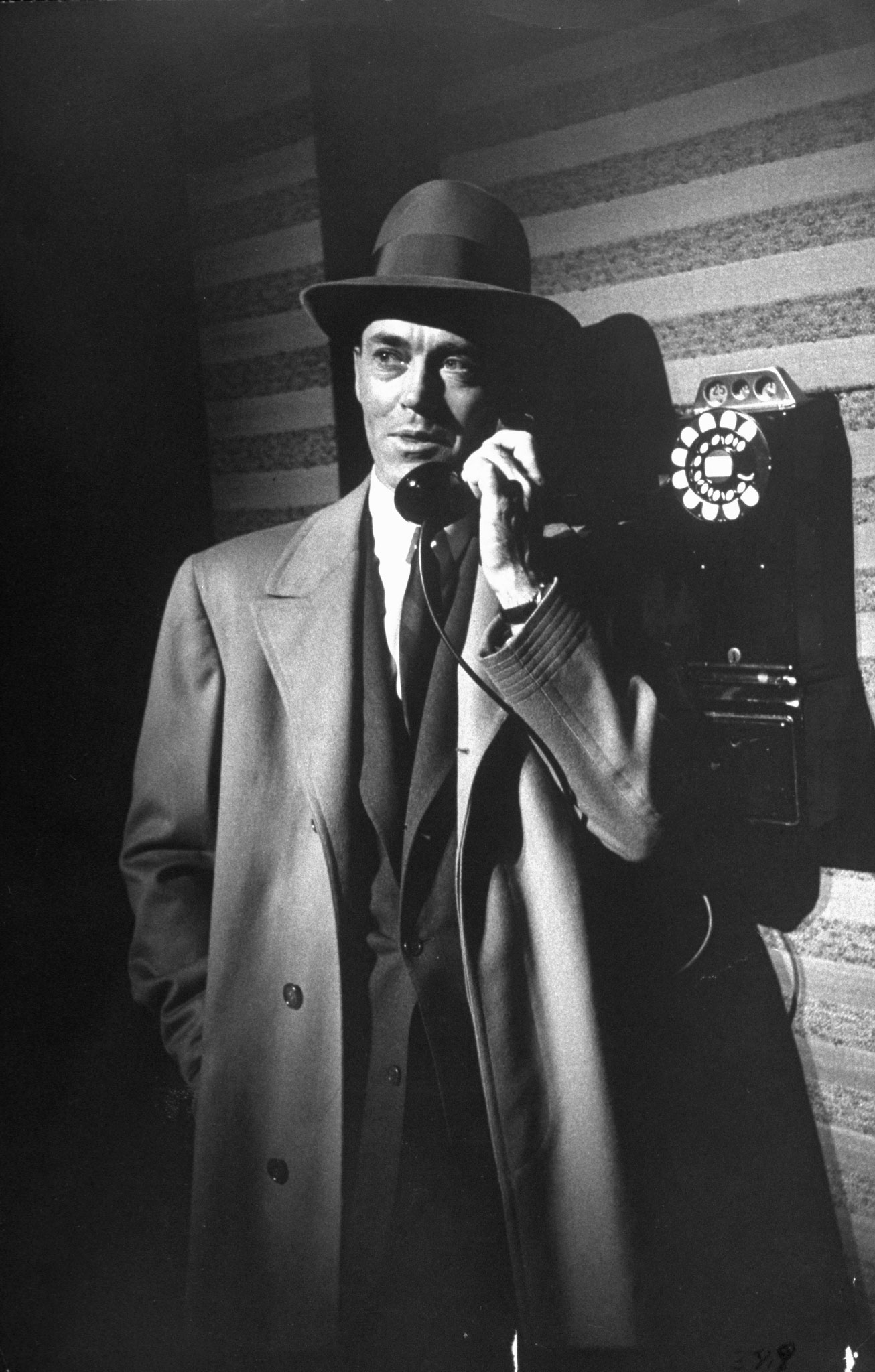 Henry Fonda on the phone, 1951.