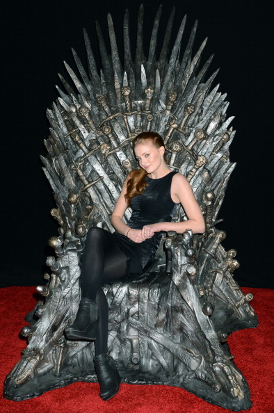 Actress Sophie Turner attends the Academy of Television Arts &amp; Sciences an evening with HBO's "Game Of Thrones" in Hollywood, Calif. on March 19, 2013. (Jeff Kravitz—Getty Images)