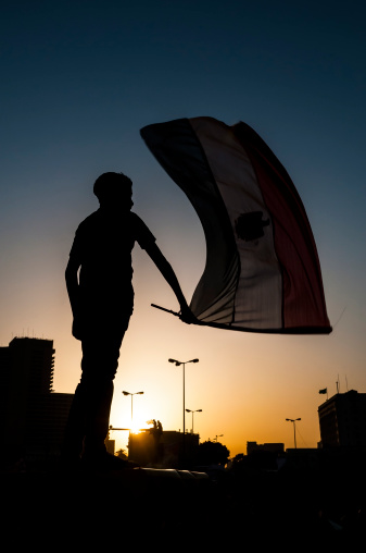 egyptian-waving-flag