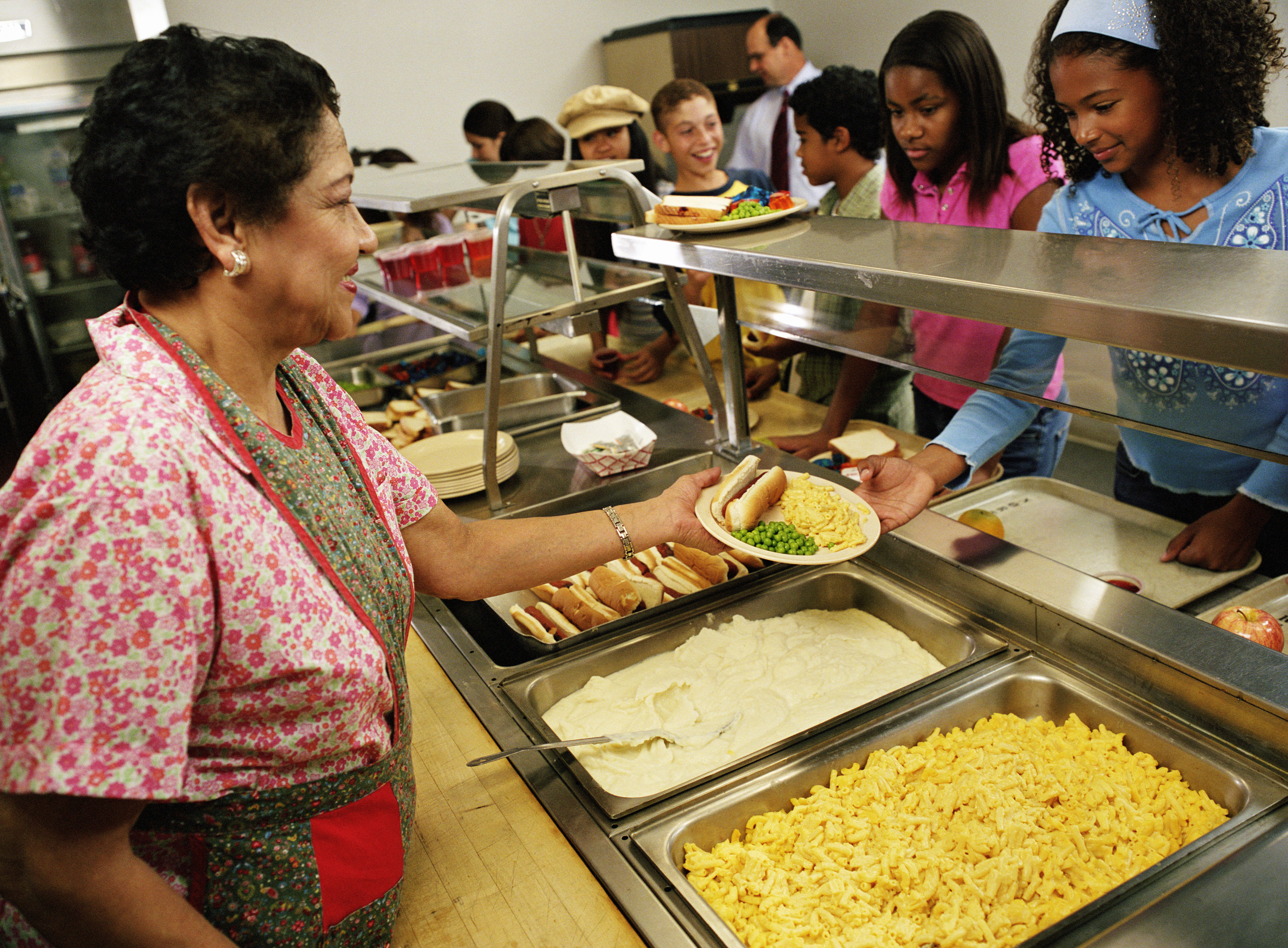 For many children, half their daily calories come from school lunch (Yellow Dog Productions&mdash;Getty Images)