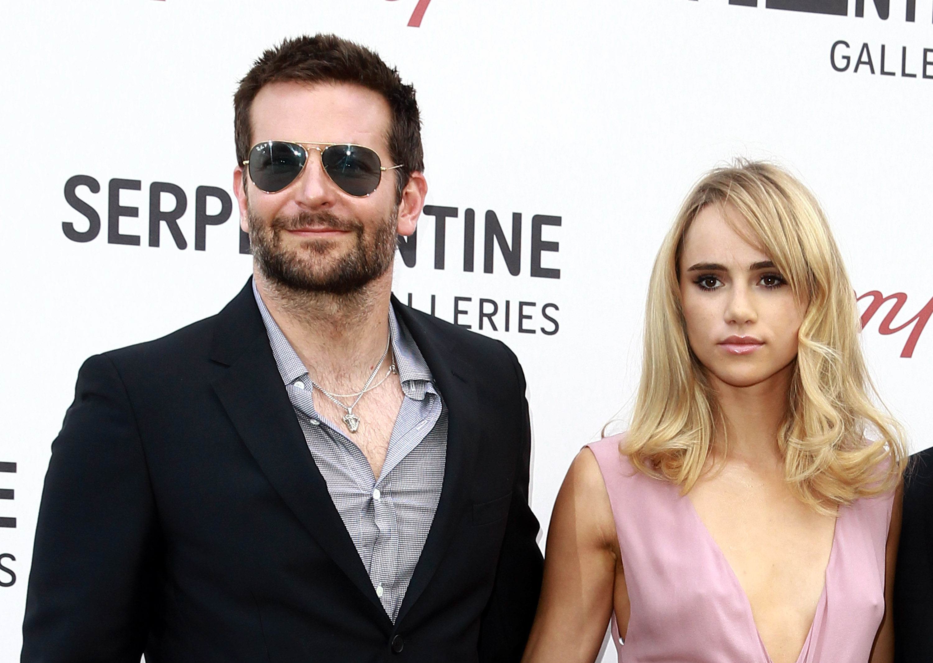 Bradley Cooper and Suki Waterhouse summer party on July 1, 2014 in London, England. (Fred Duval—FilmMagic)