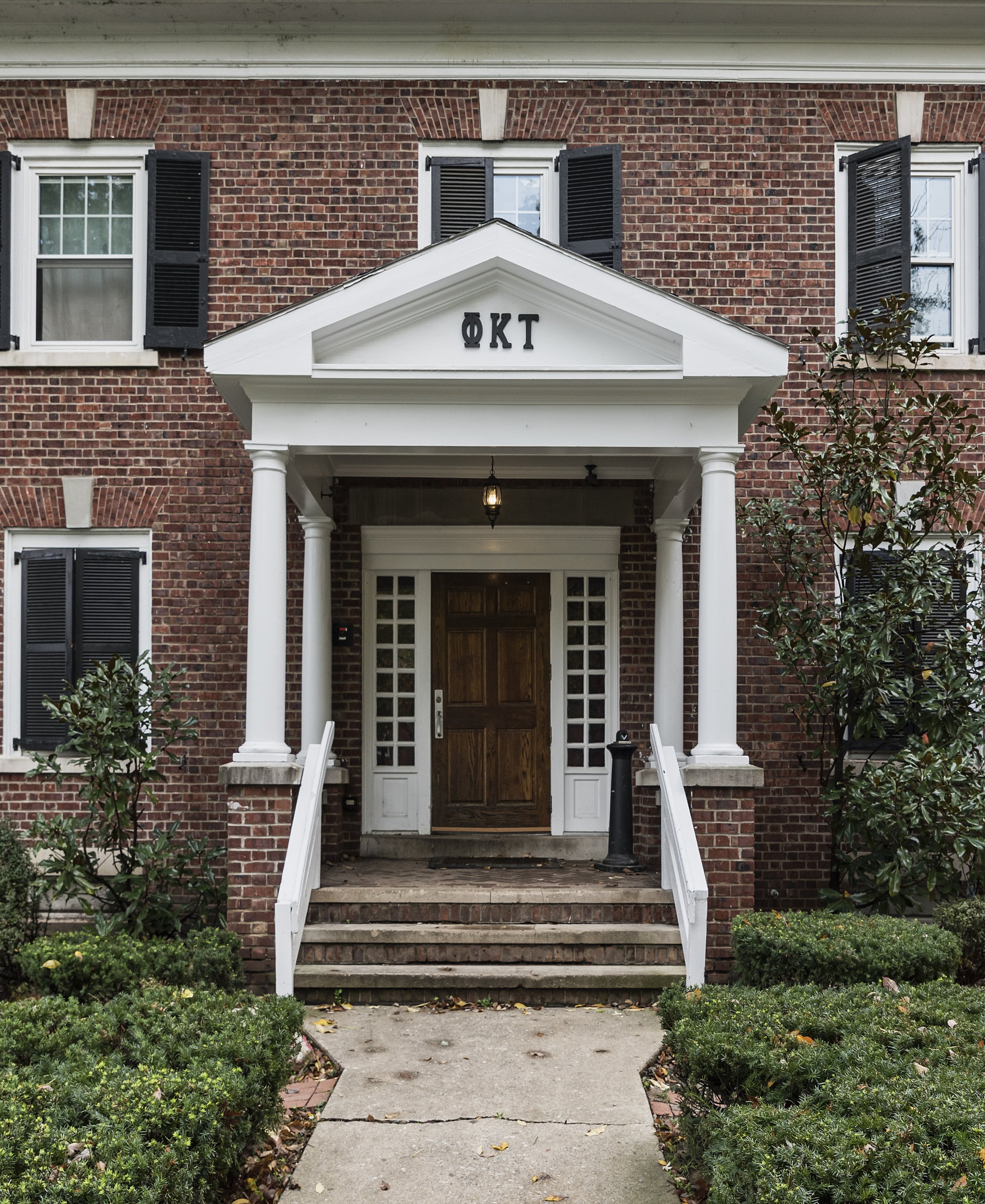 Fraternity house exterior